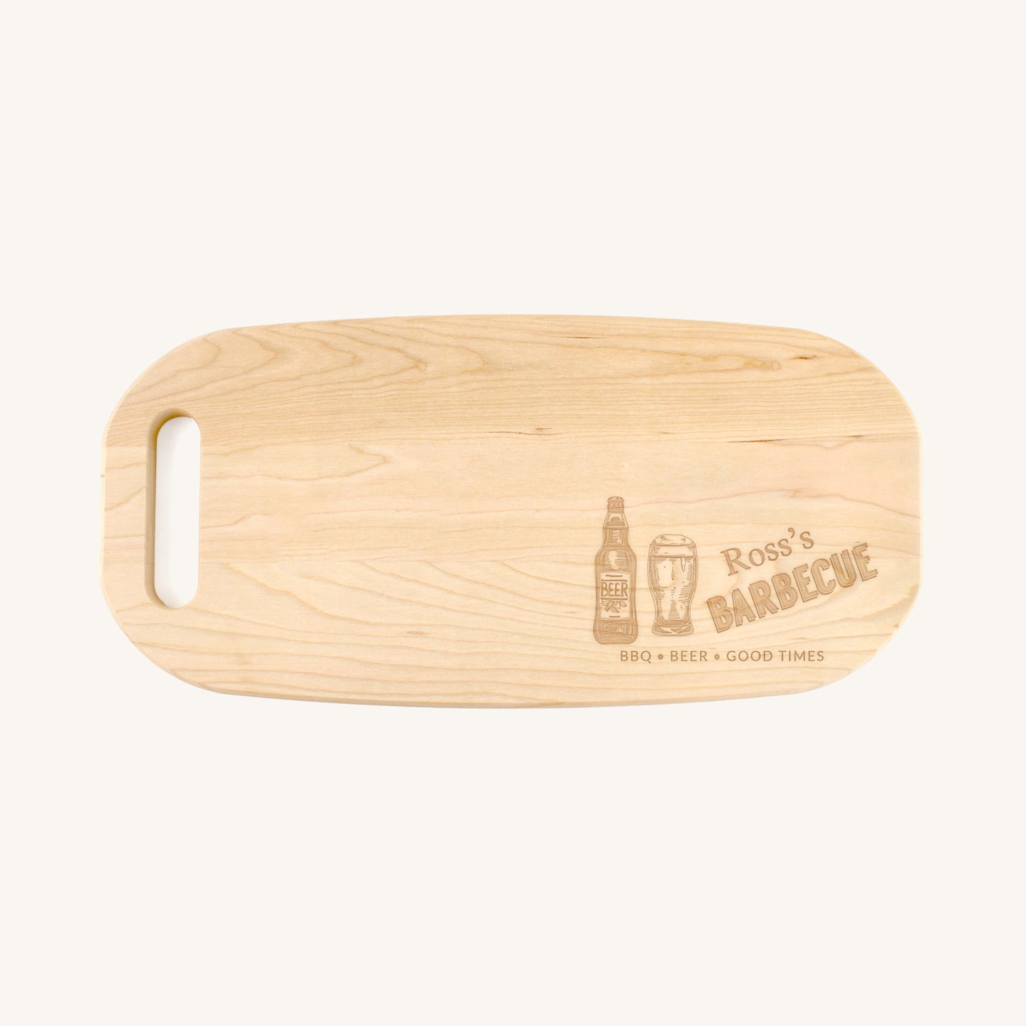 Bandeja para Charcutería de Madera con Asa