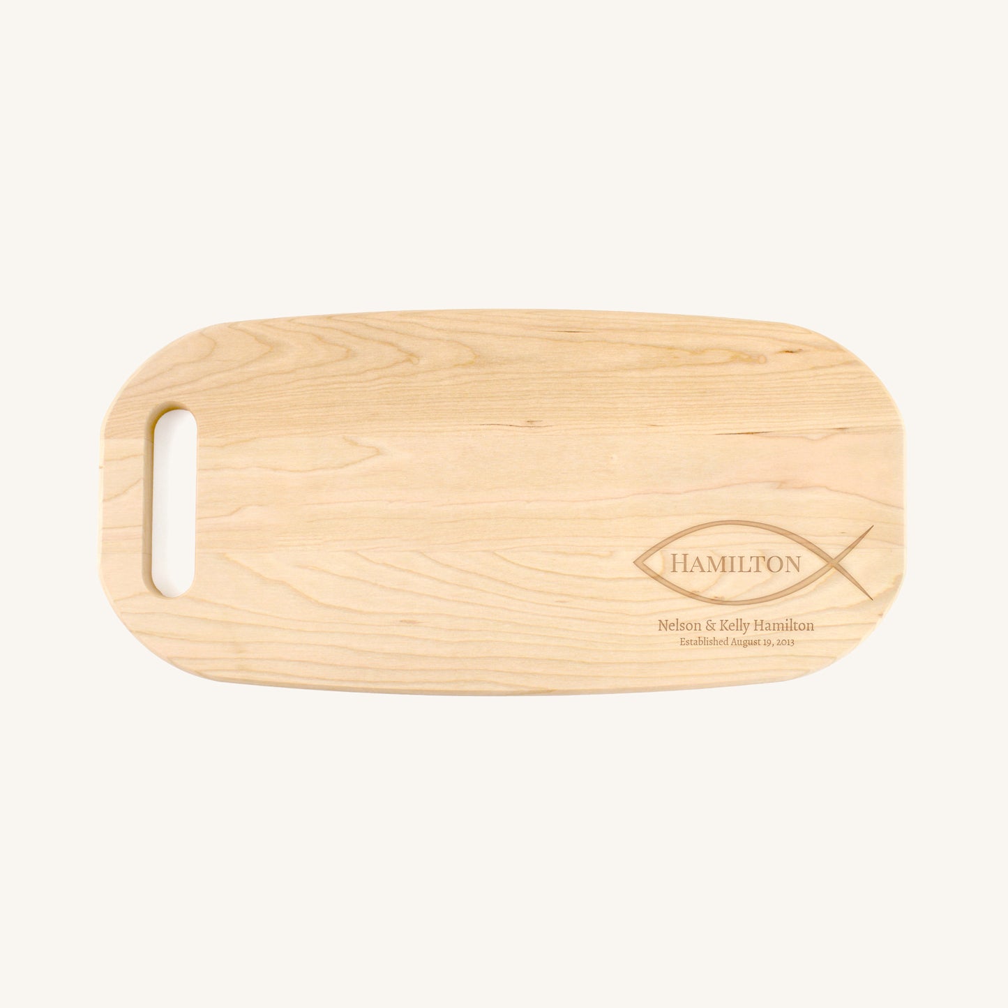 Bandeja para Charcutería de Madera con Asa