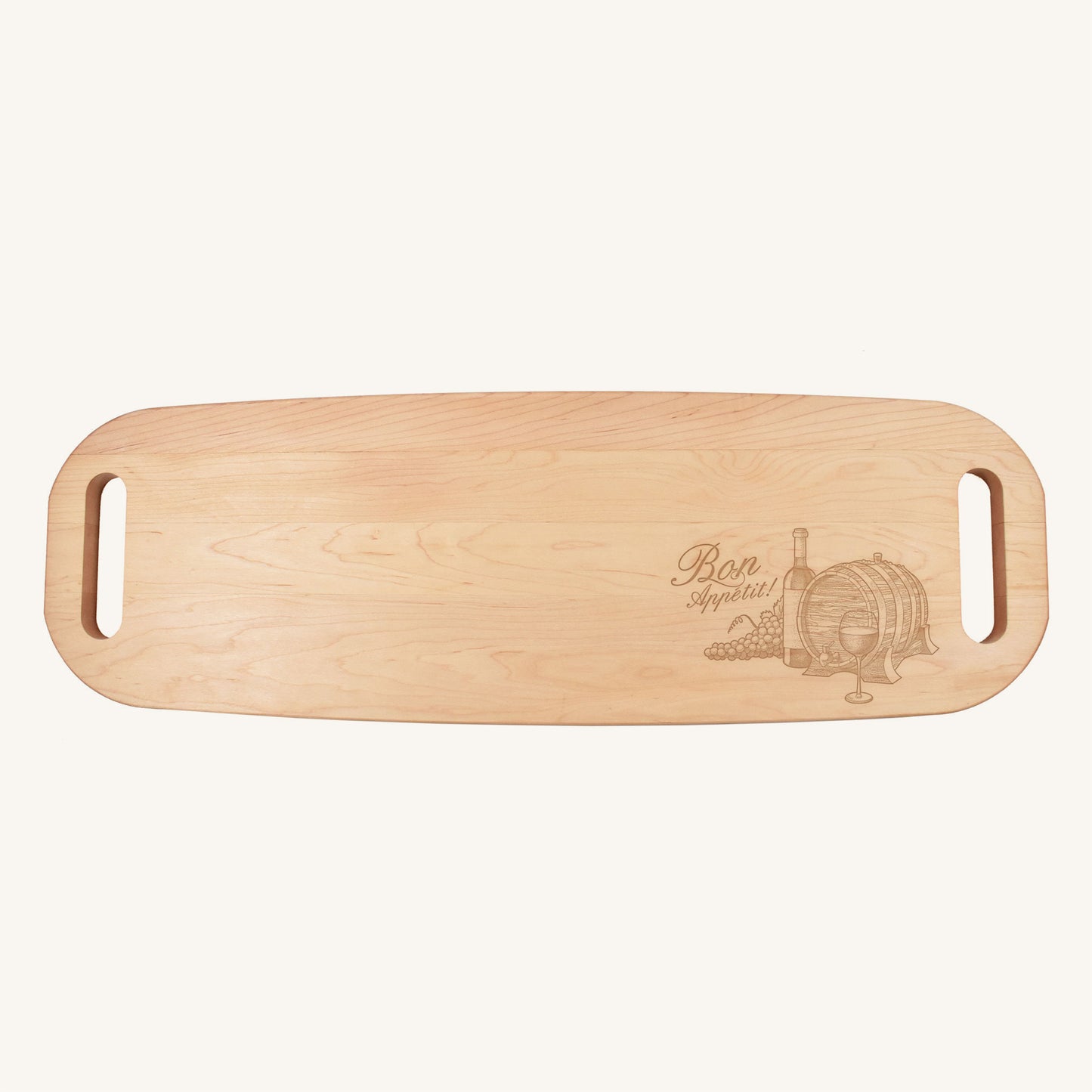 Large Professional Catering Charcuterie Tray with Handles on Both Ends