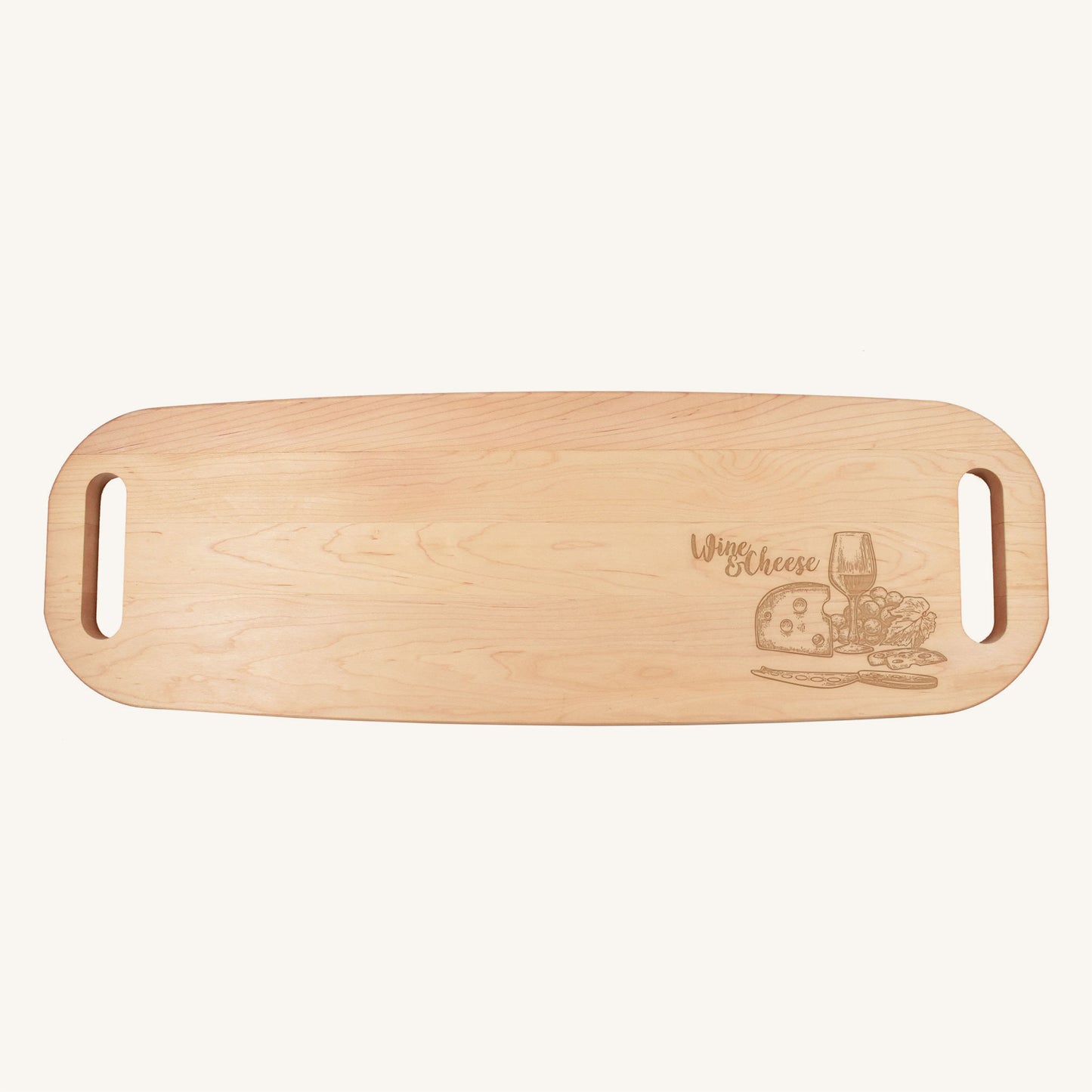 Large Professional Catering Charcuterie Tray with Handles on Both Ends