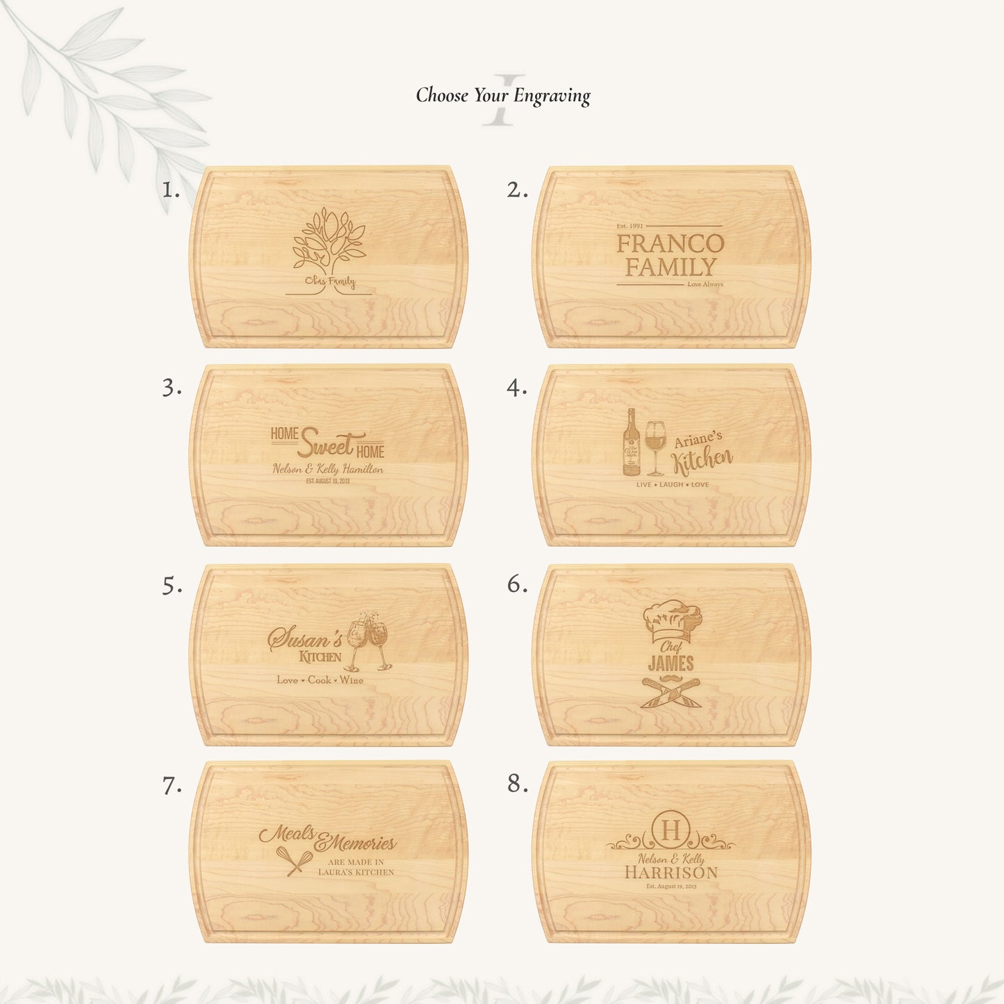 Tabla de cortar de madera grande con ranura para jugo