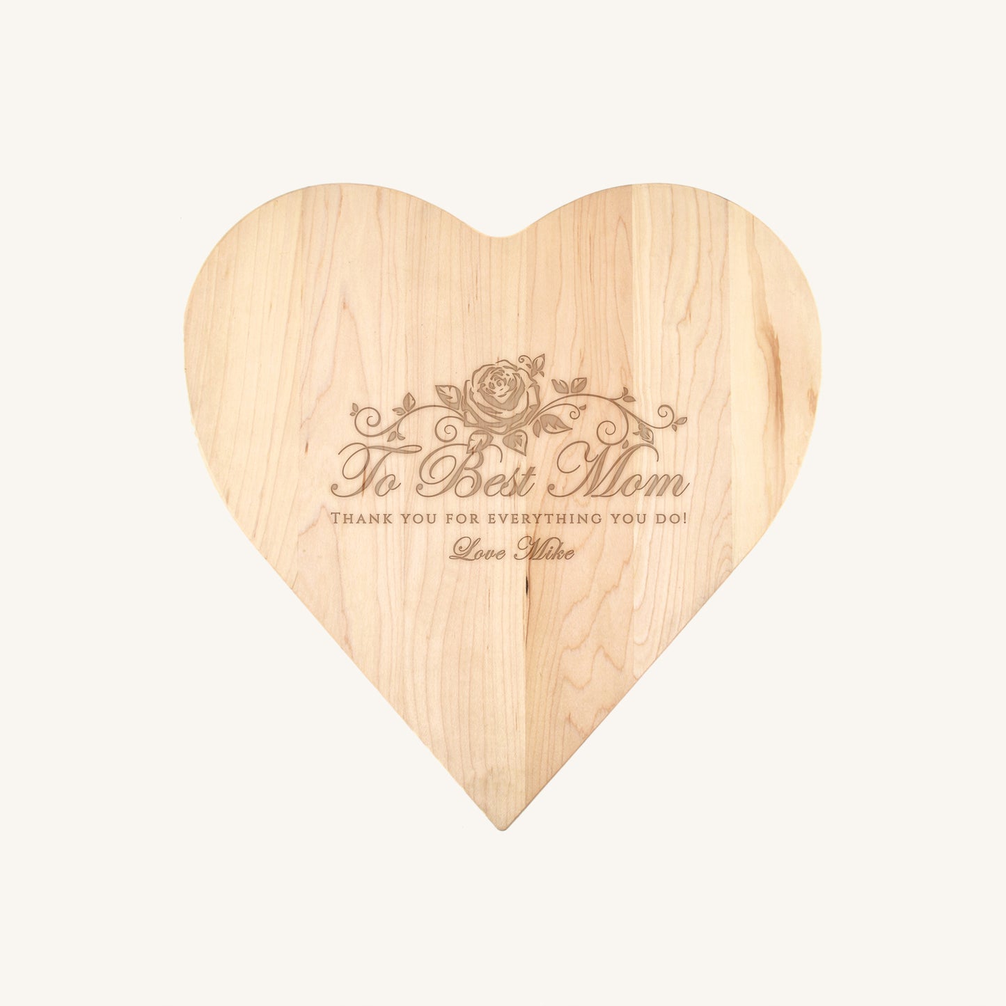 Novelty Heart Shaped Cutting Board