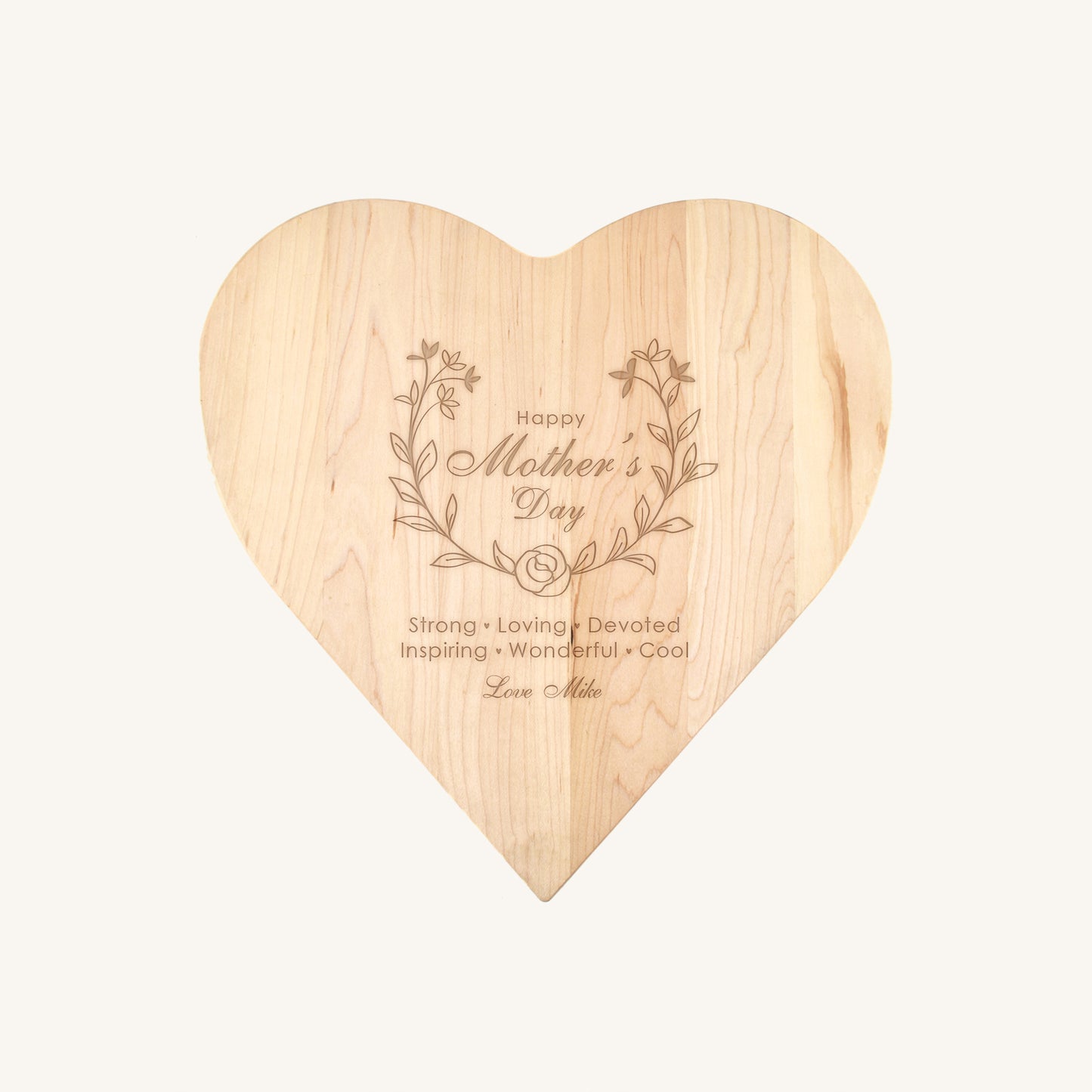 Novelty Heart Shaped Cutting Board