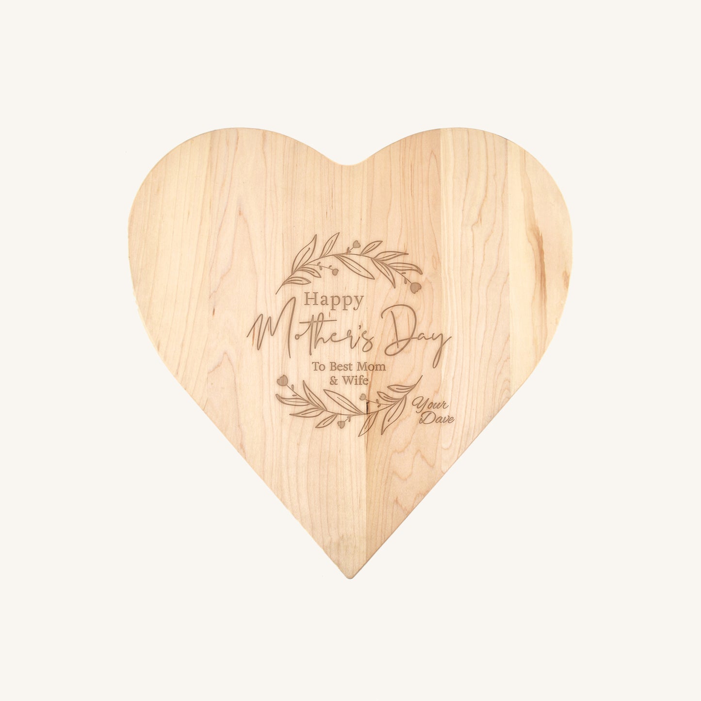 Novelty Heart Shaped Cutting Board