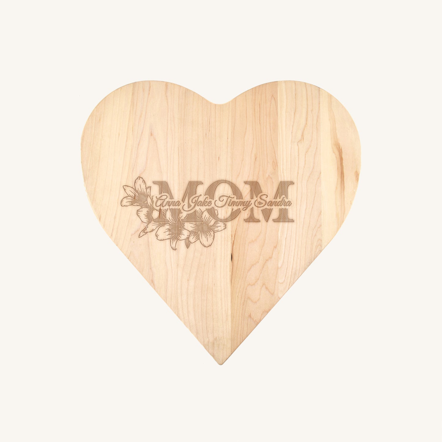 Novelty Heart Shaped Cutting Board