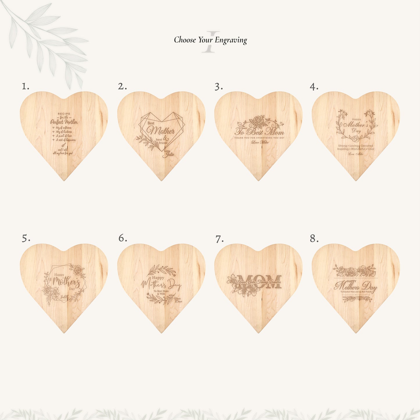 Novelty Heart Shaped Cutting Board