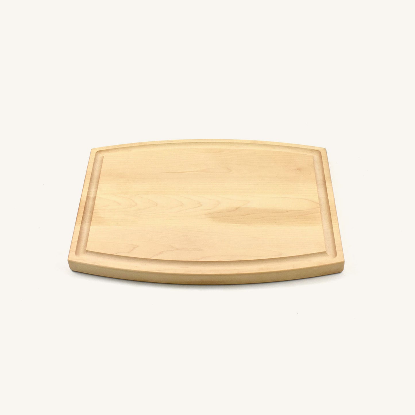 Arched Wood Cutting Board with Juice Groove