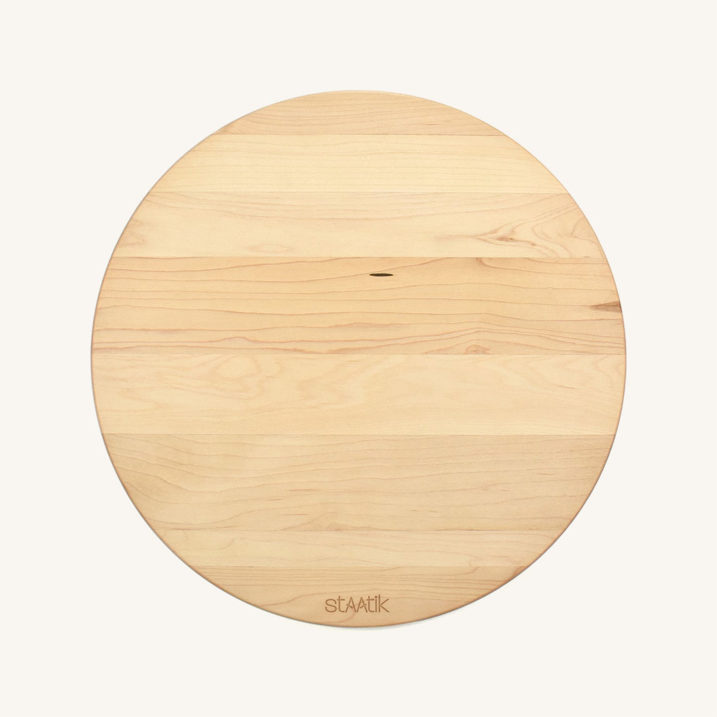 Tabla de cortar de madera redonda de 13 1/2 pulgadas