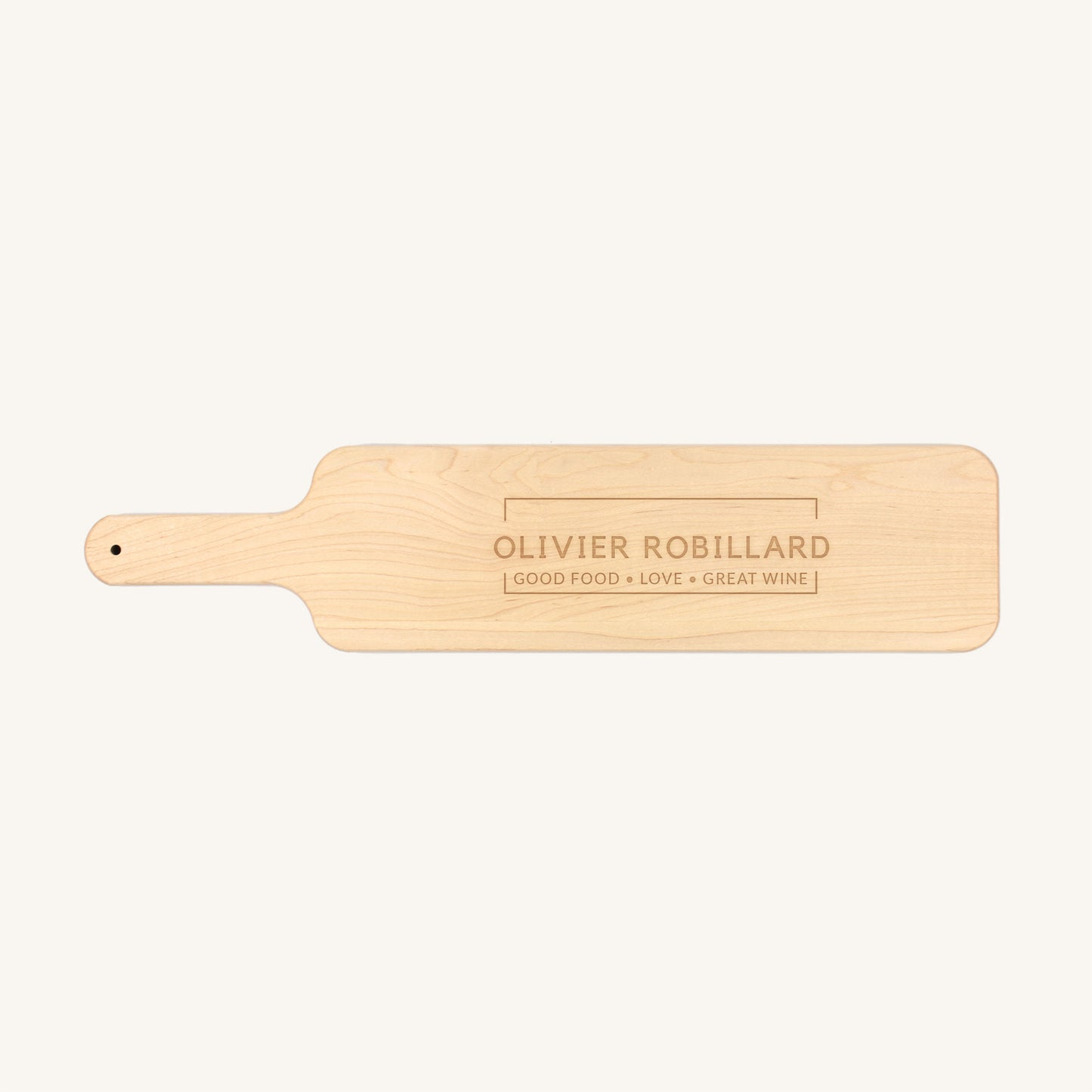 Tabla de cortar de madera baguette
