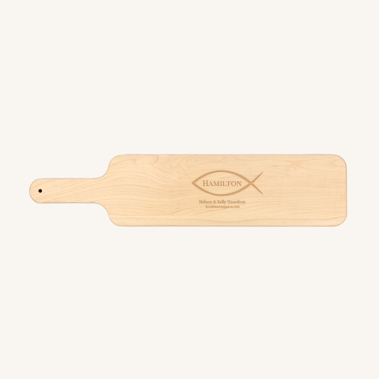 Tabla de cortar de madera baguette