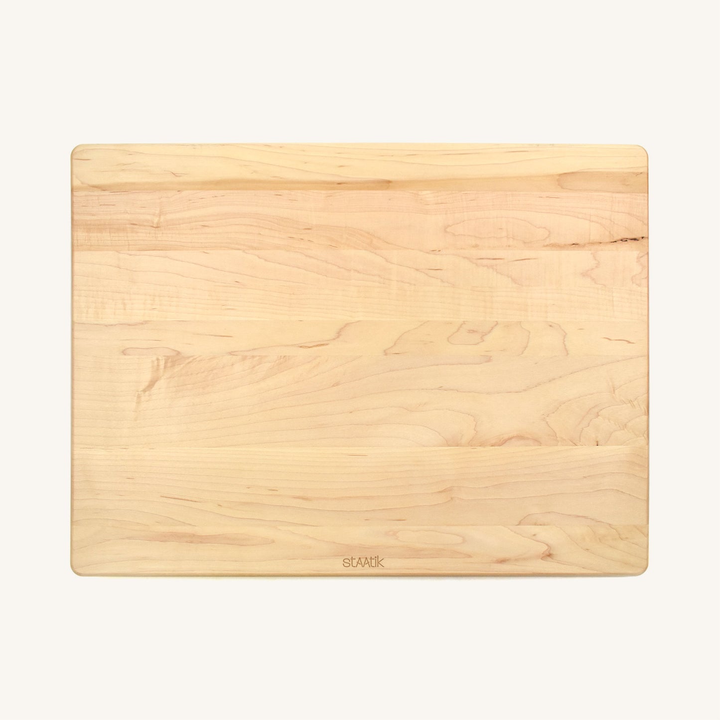 Tabla de carnicero de grano plano con ranura para jugo