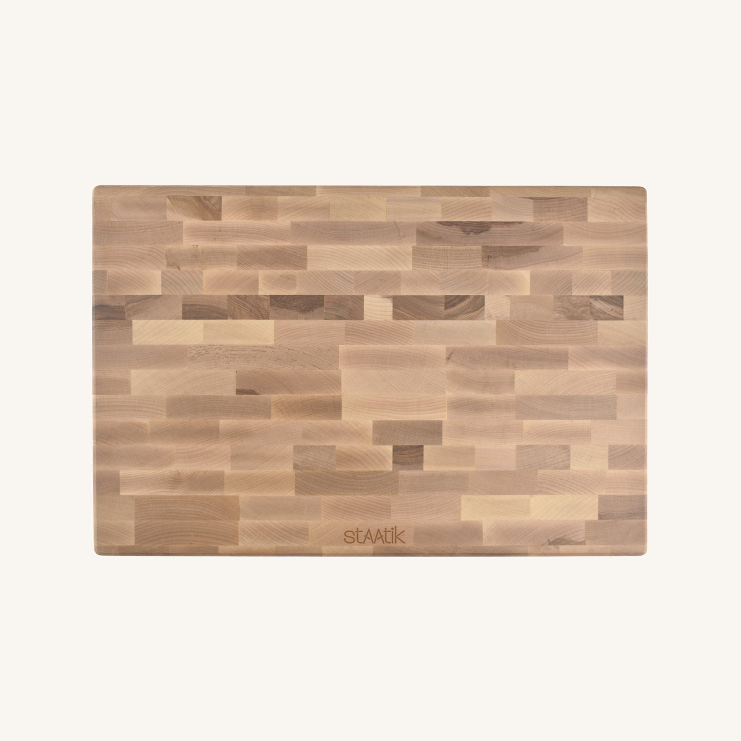 Bloque de carnicero de fibra final con muescas en el mango lateral