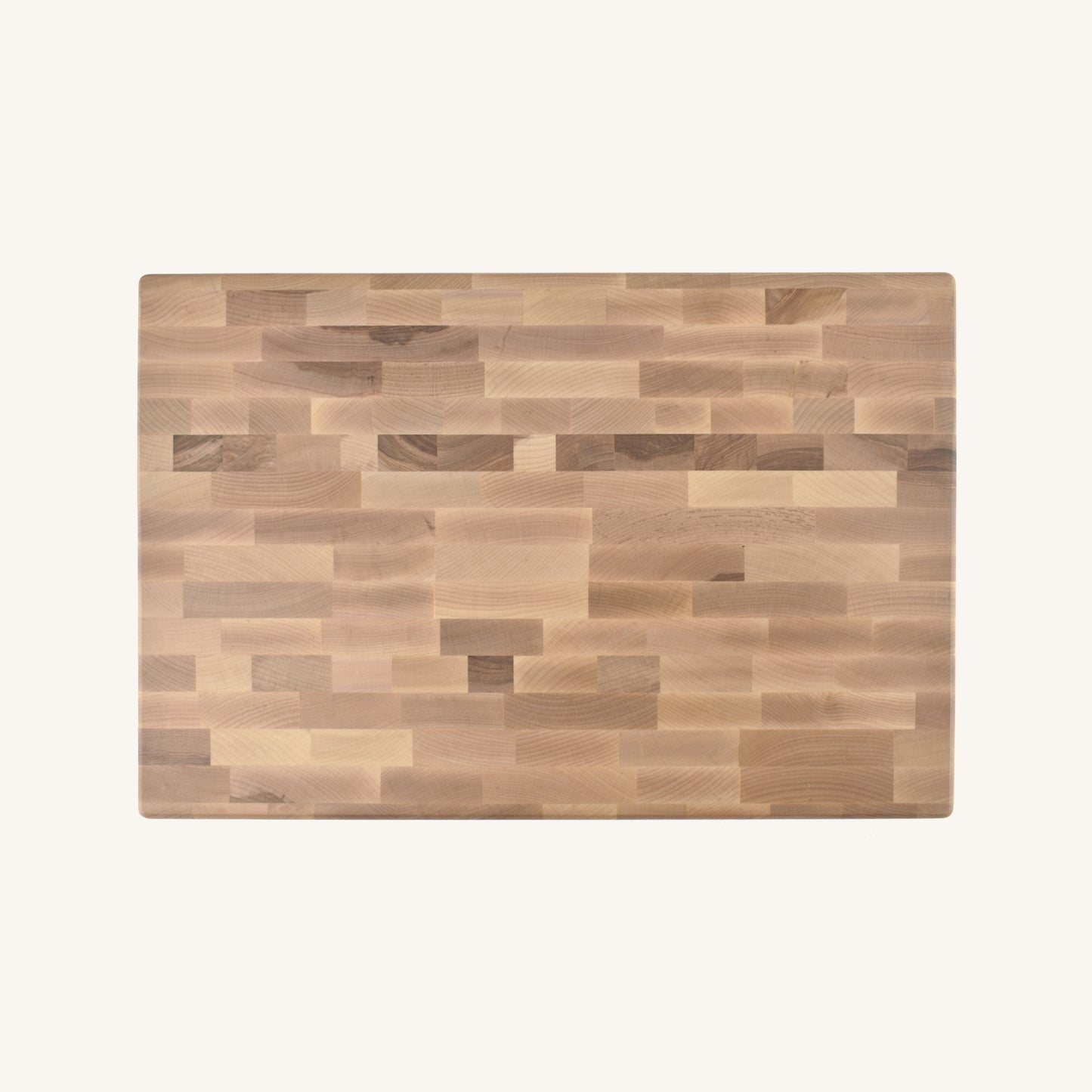 Bloque de carnicero de fibra final con muescas en el mango lateral