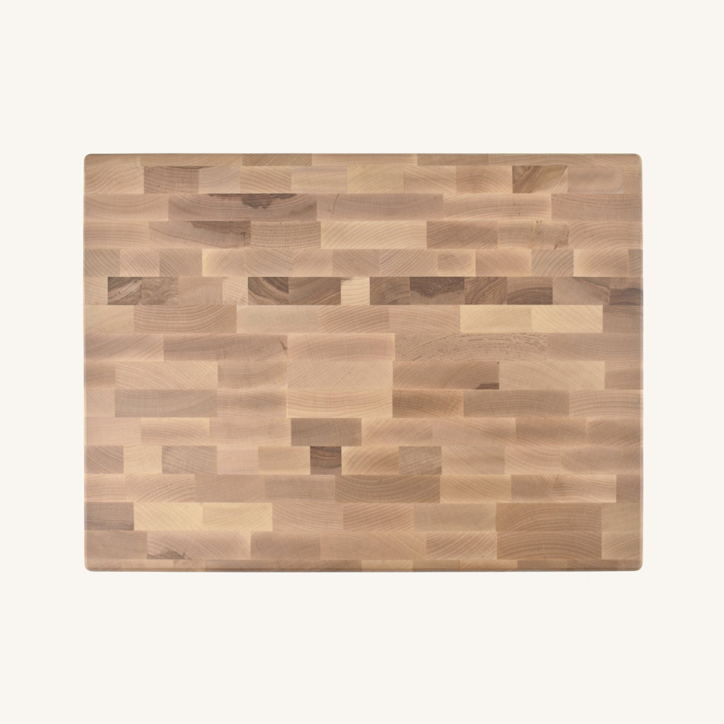 Bloque de carnicero de grano medio con muescas en el mango lateral