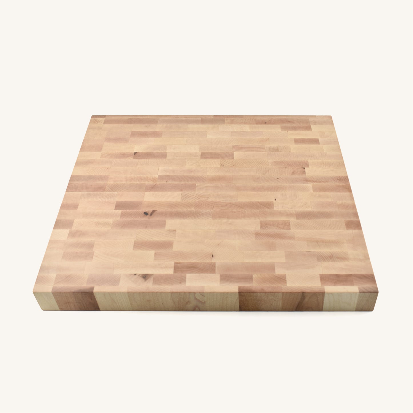 Bloque de carnicero de fibra de extremo grande con muescas en el mango lateral