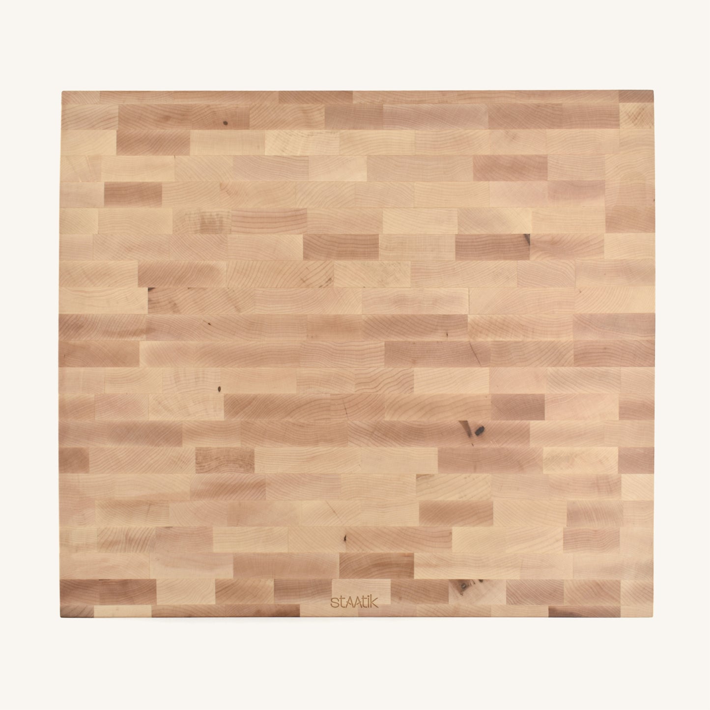 Bloque de carnicero de fibra de extremo grande con muescas en el mango lateral