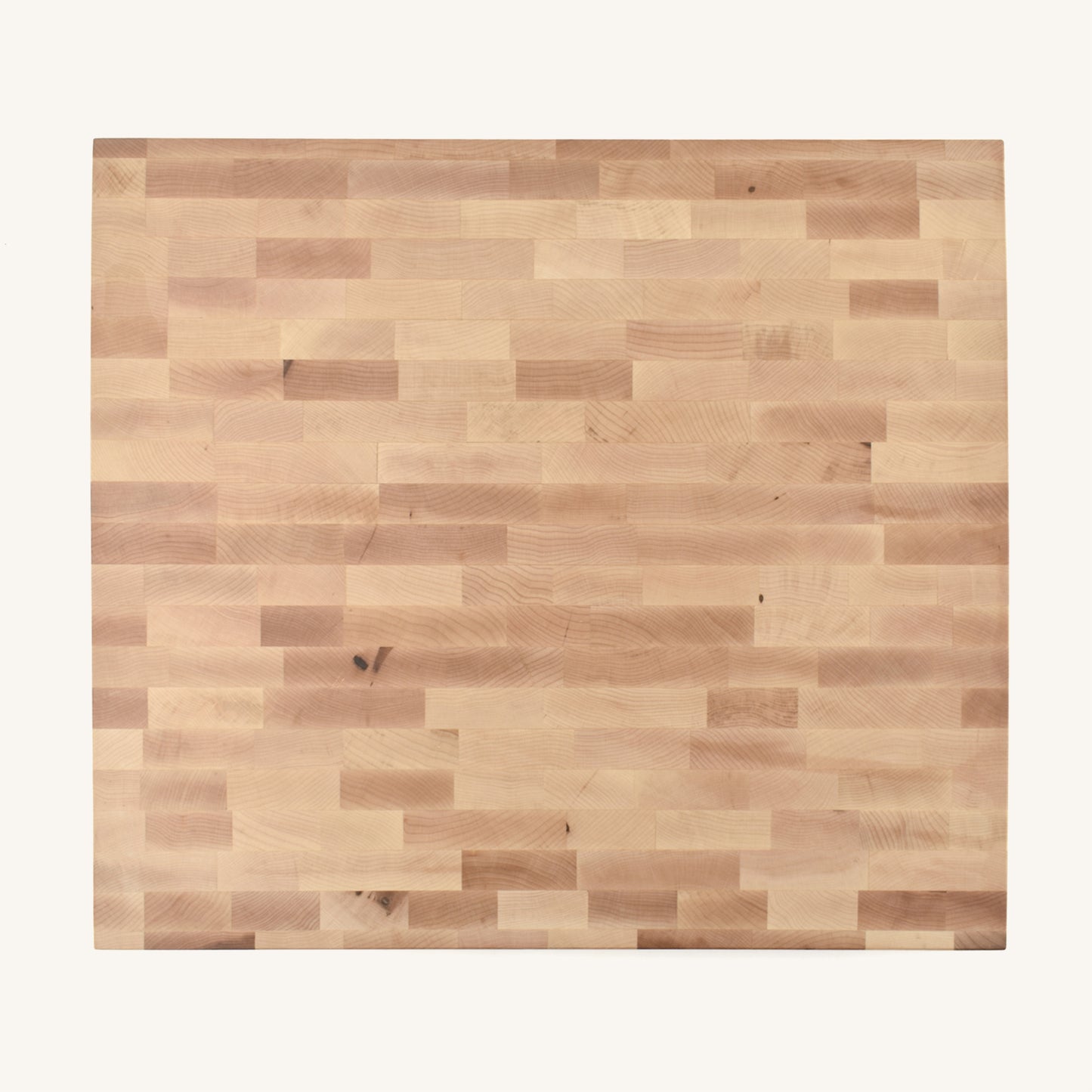 Bloque de carnicero de fibra de extremo grande con muescas en el mango lateral