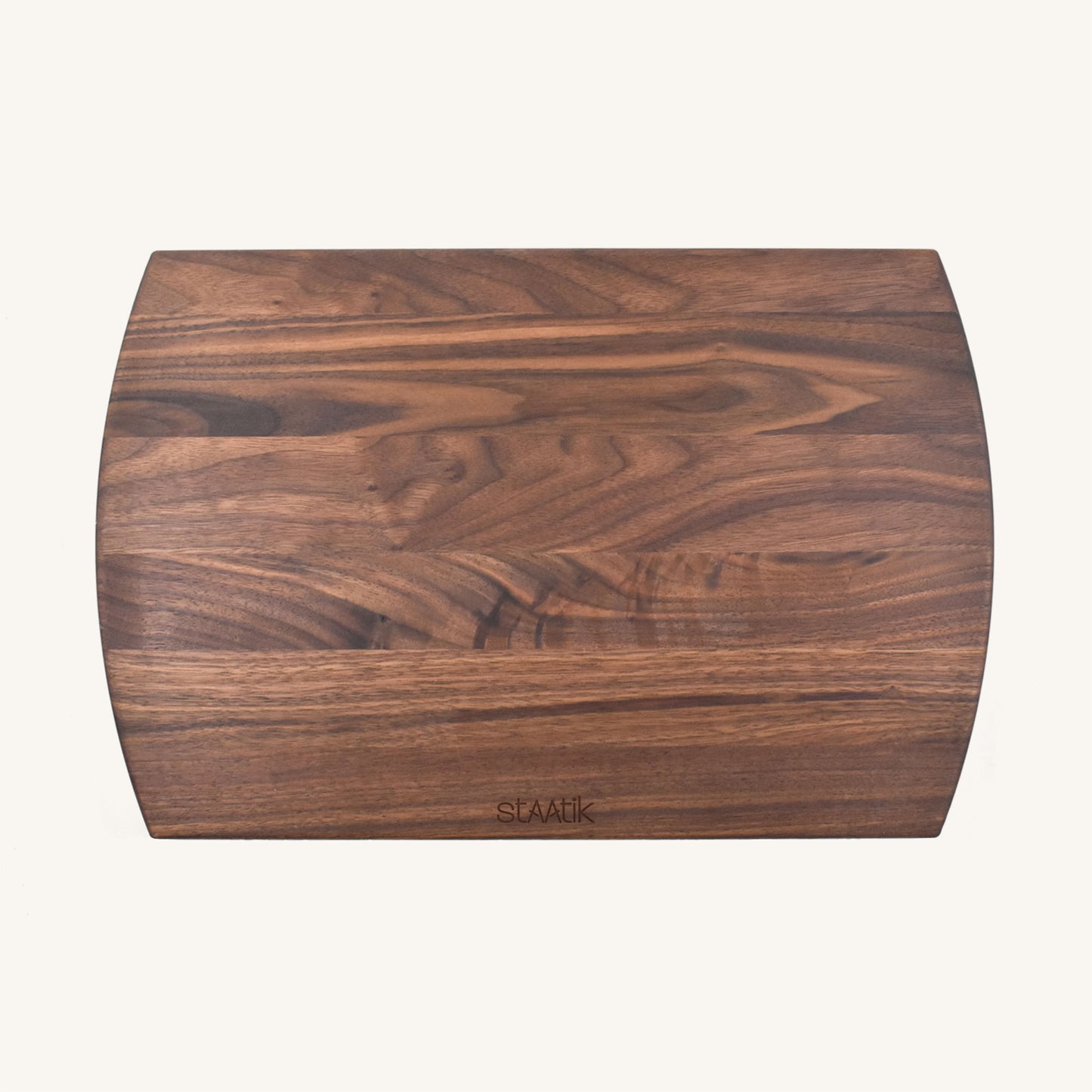 Tabla de cortar de madera grande con ranura para jugo