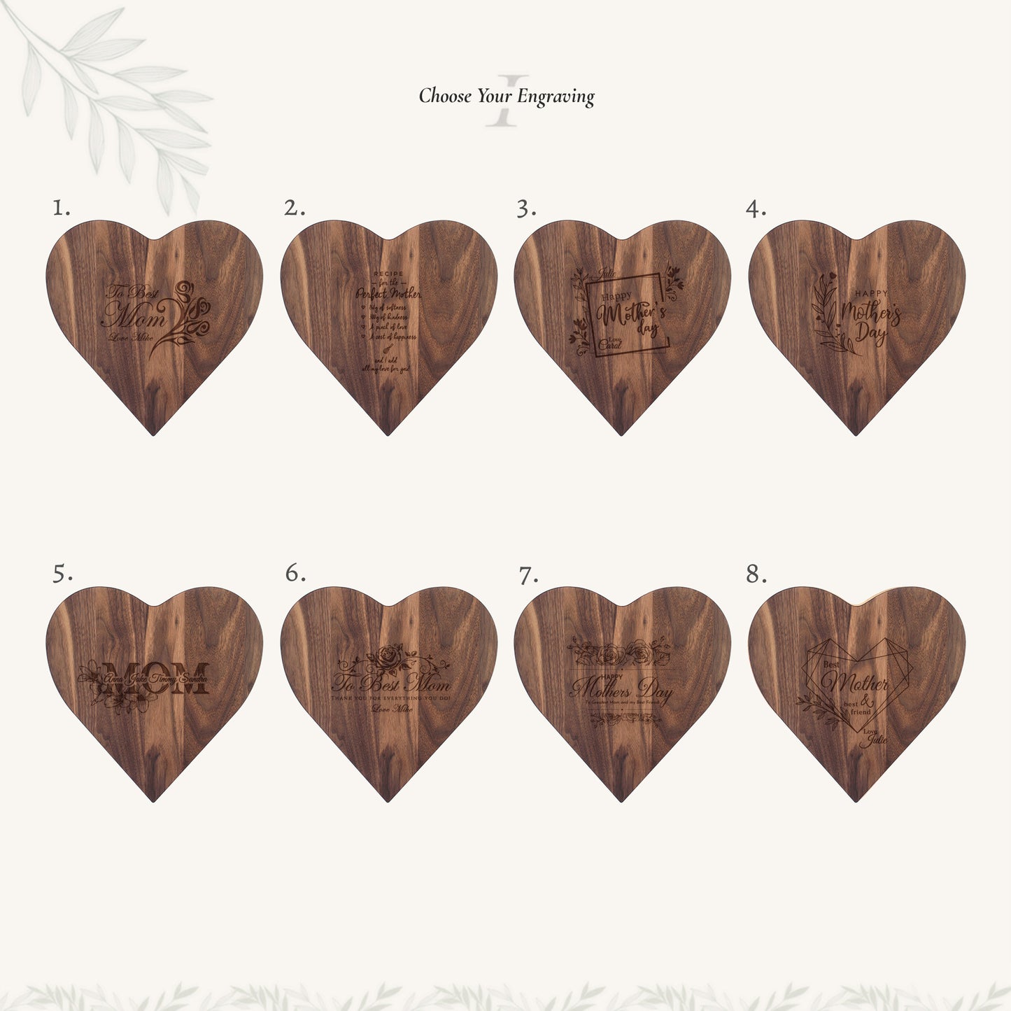 Novelty Heart Shaped Cutting Board