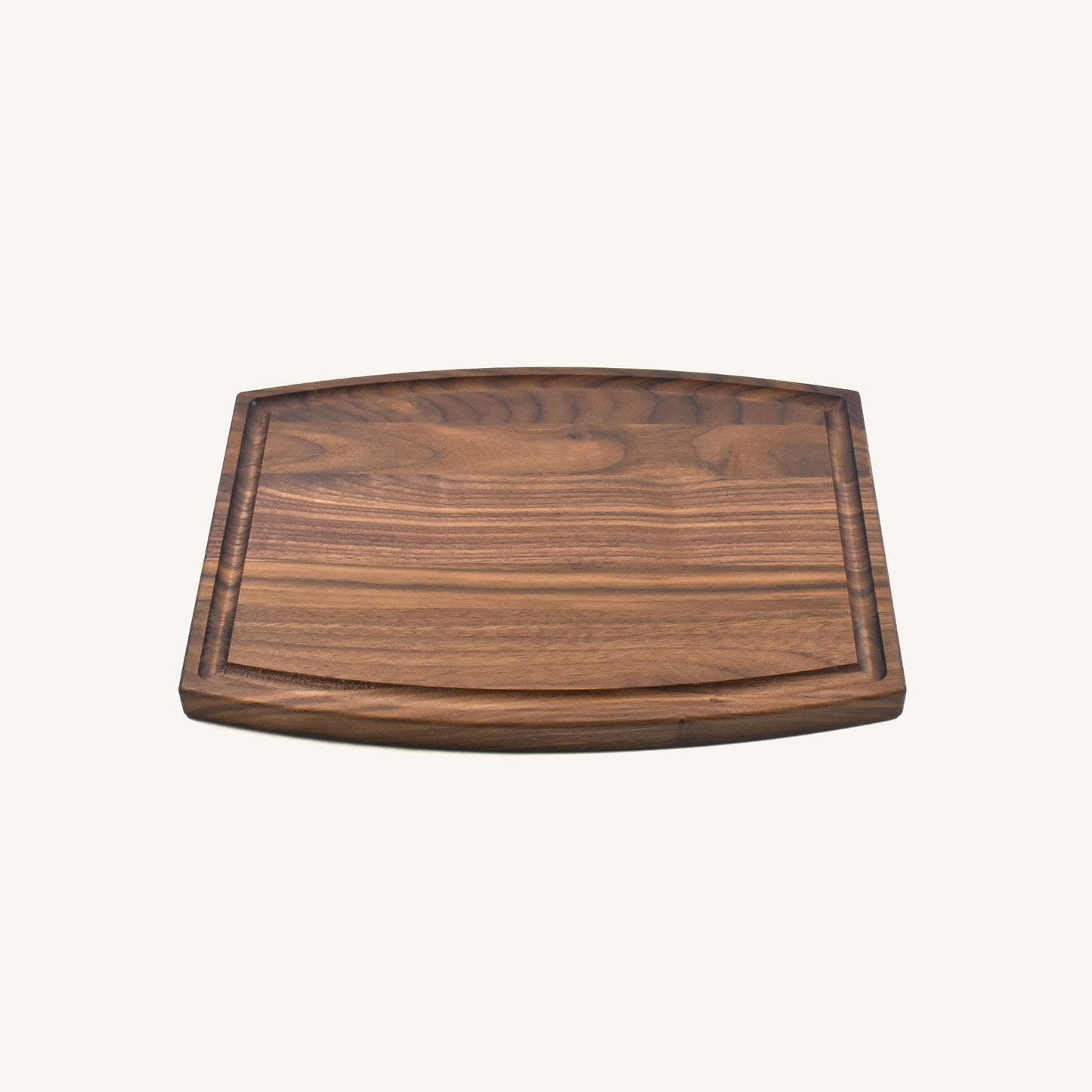 Arched Wood Cutting Board with Juice Groove