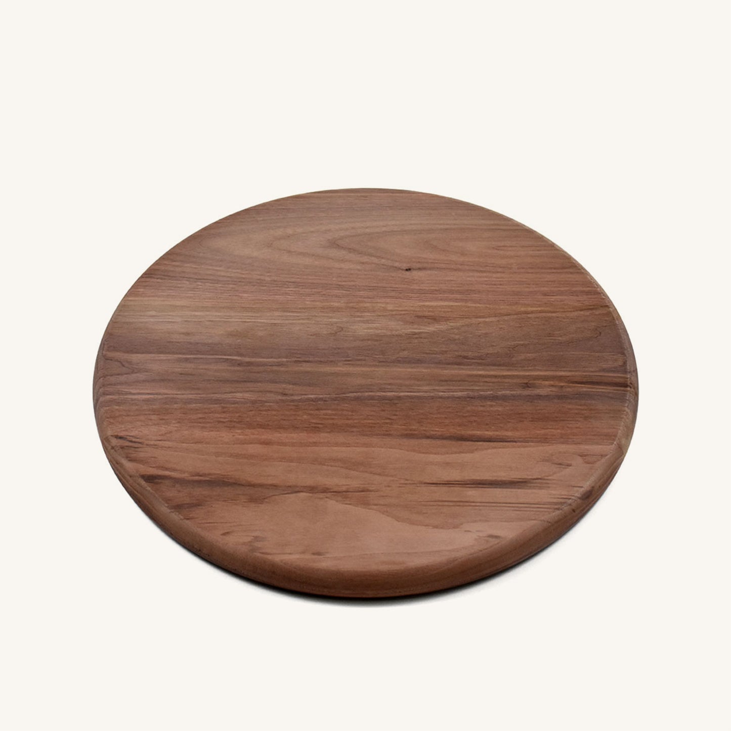 Tabla de cortar de madera redonda de 15 pulgadas