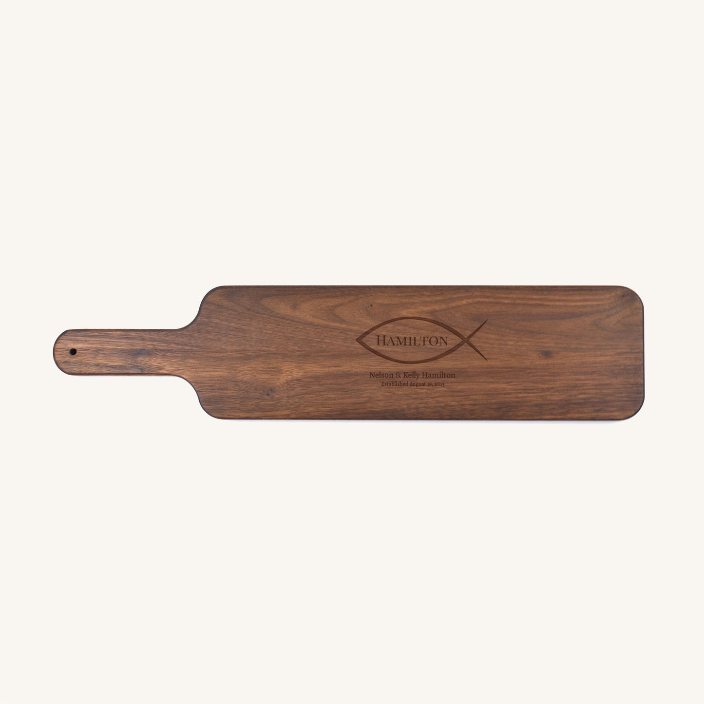 Tabla de cortar de madera baguette