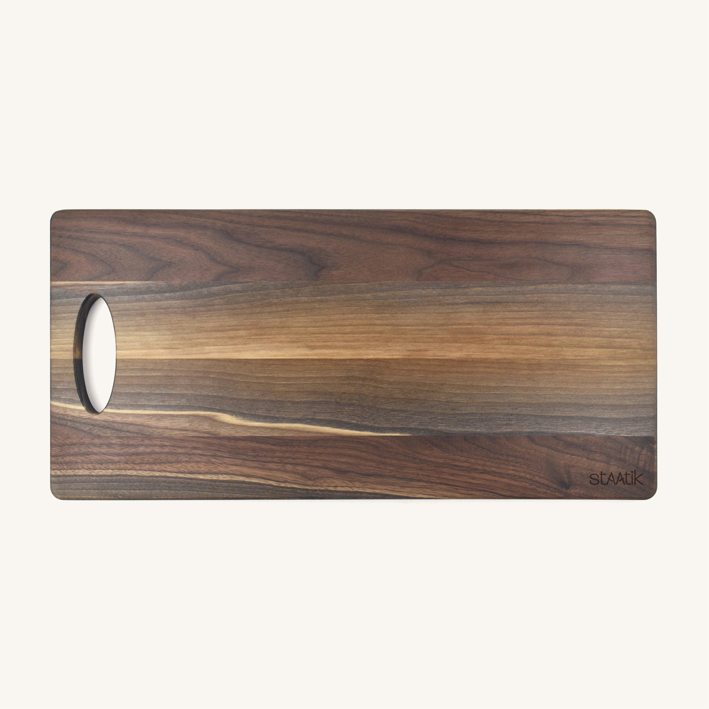 Grande planche à découper en bois avec poignée