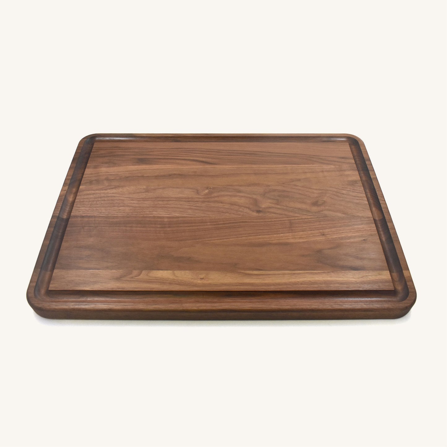 Large Flat Grain Butcher Board with Juice Groove