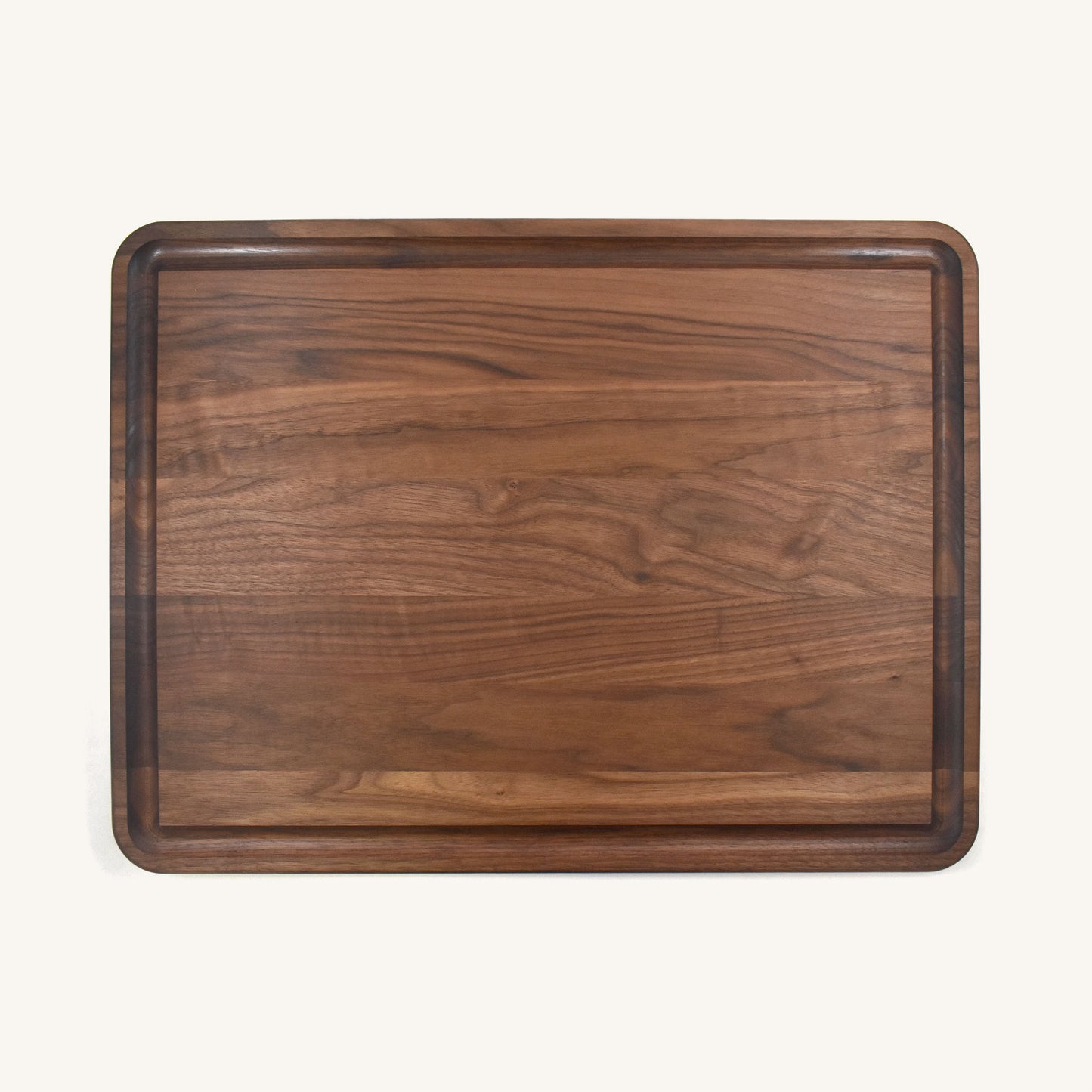 Large Flat Grain Butcher Board with Juice Groove