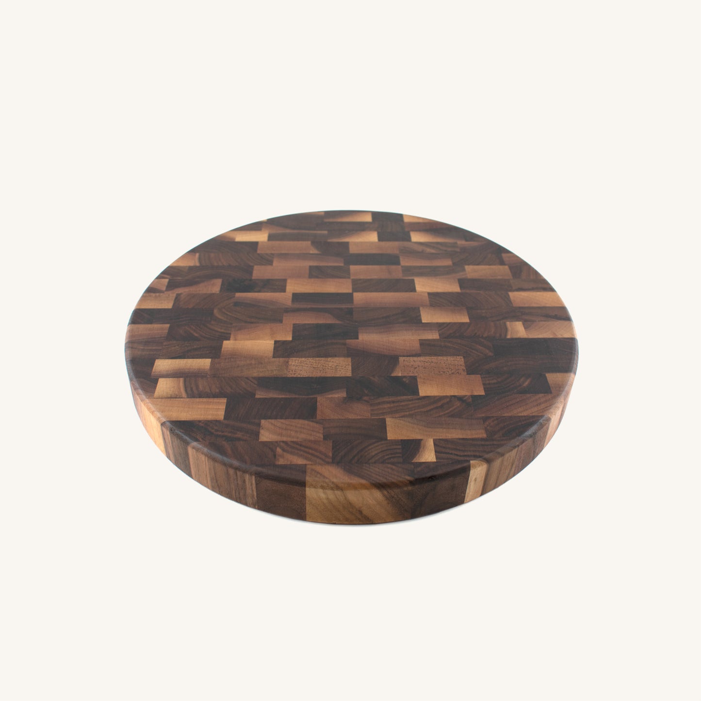 Round End Grain Butcher Block