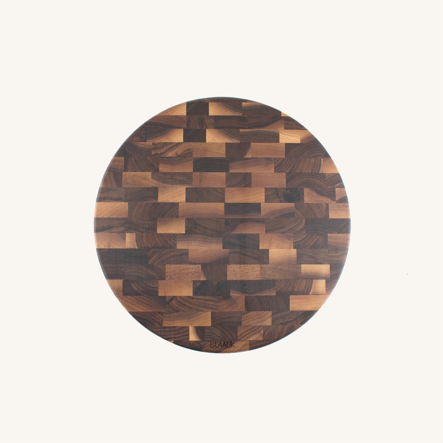 Round End Grain Butcher Block