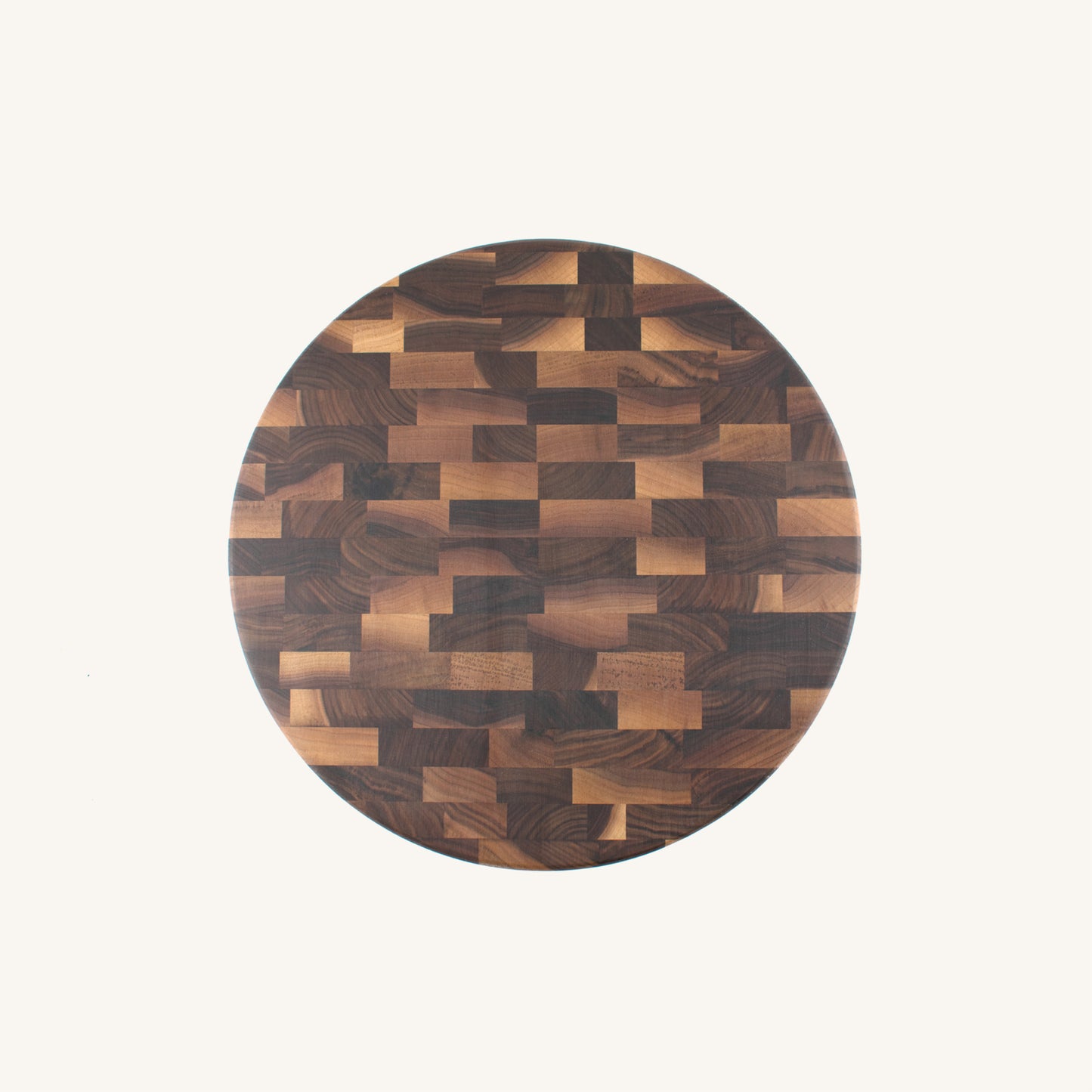 Round End Grain Butcher Block
