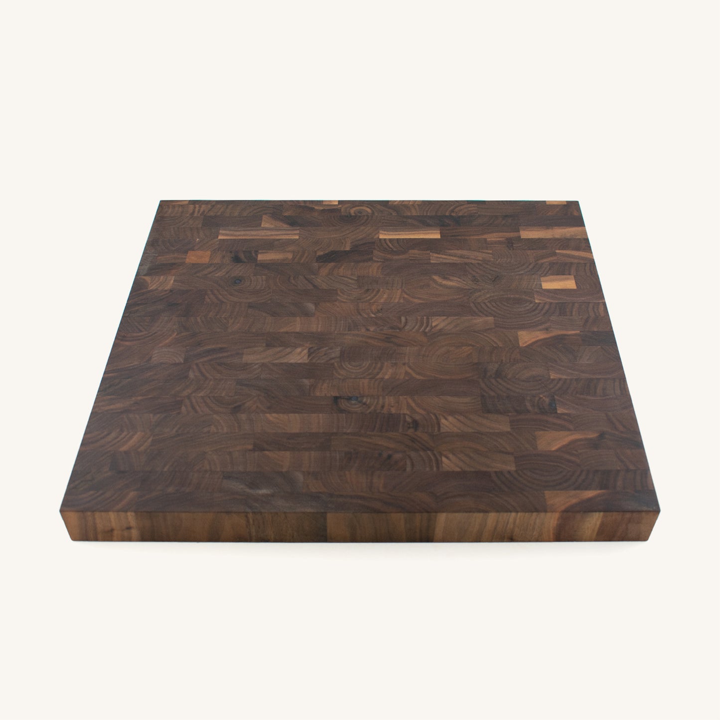 Bloque de carnicero de fibra de extremo grande con muescas en el mango lateral