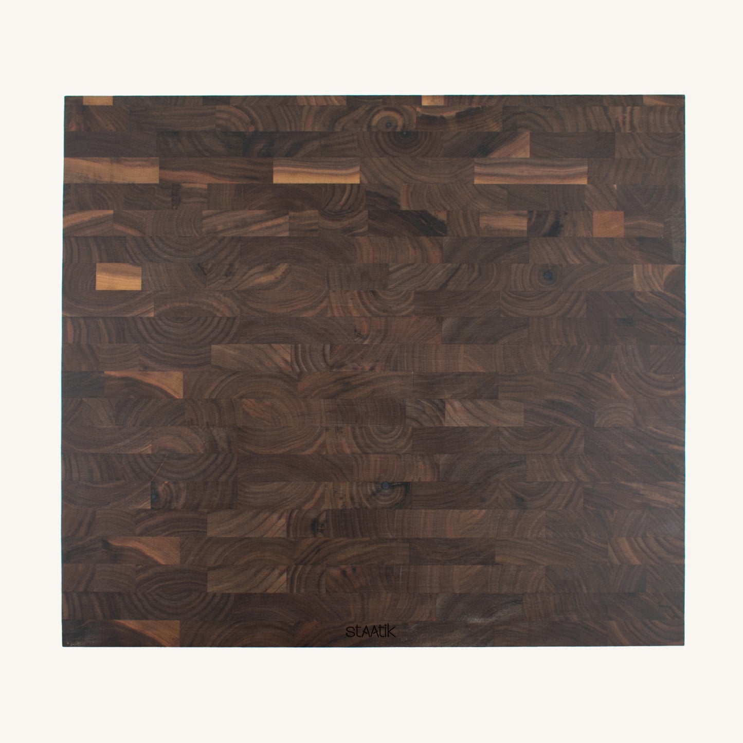 Bloque de carnicero de fibra de extremo grande con muescas en el mango lateral