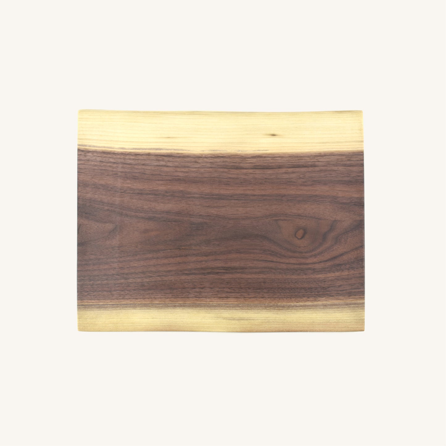 Small Live Edge Rectangular Wood Serving Board
