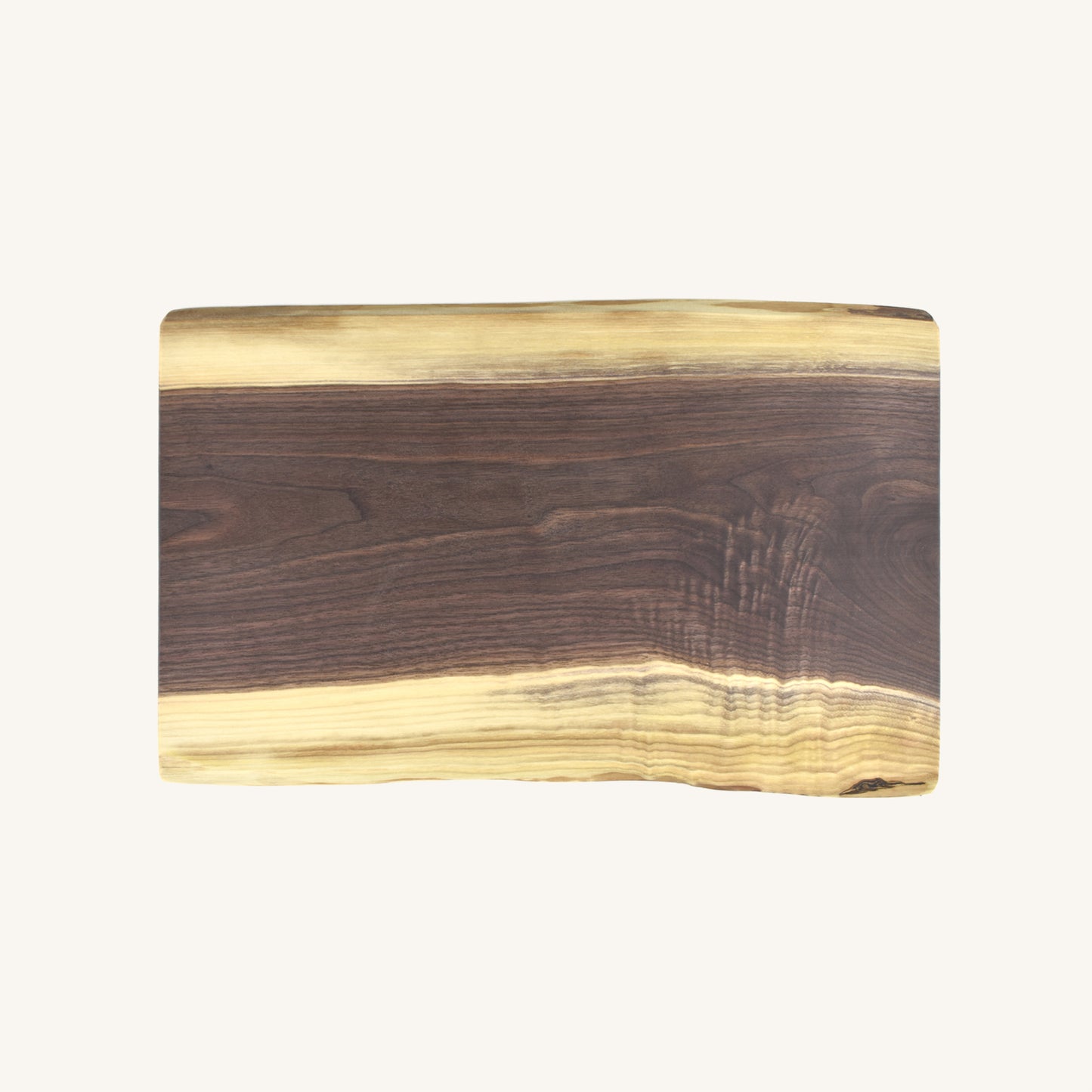 Tabla de charcutería artesanal Live Edge mediana