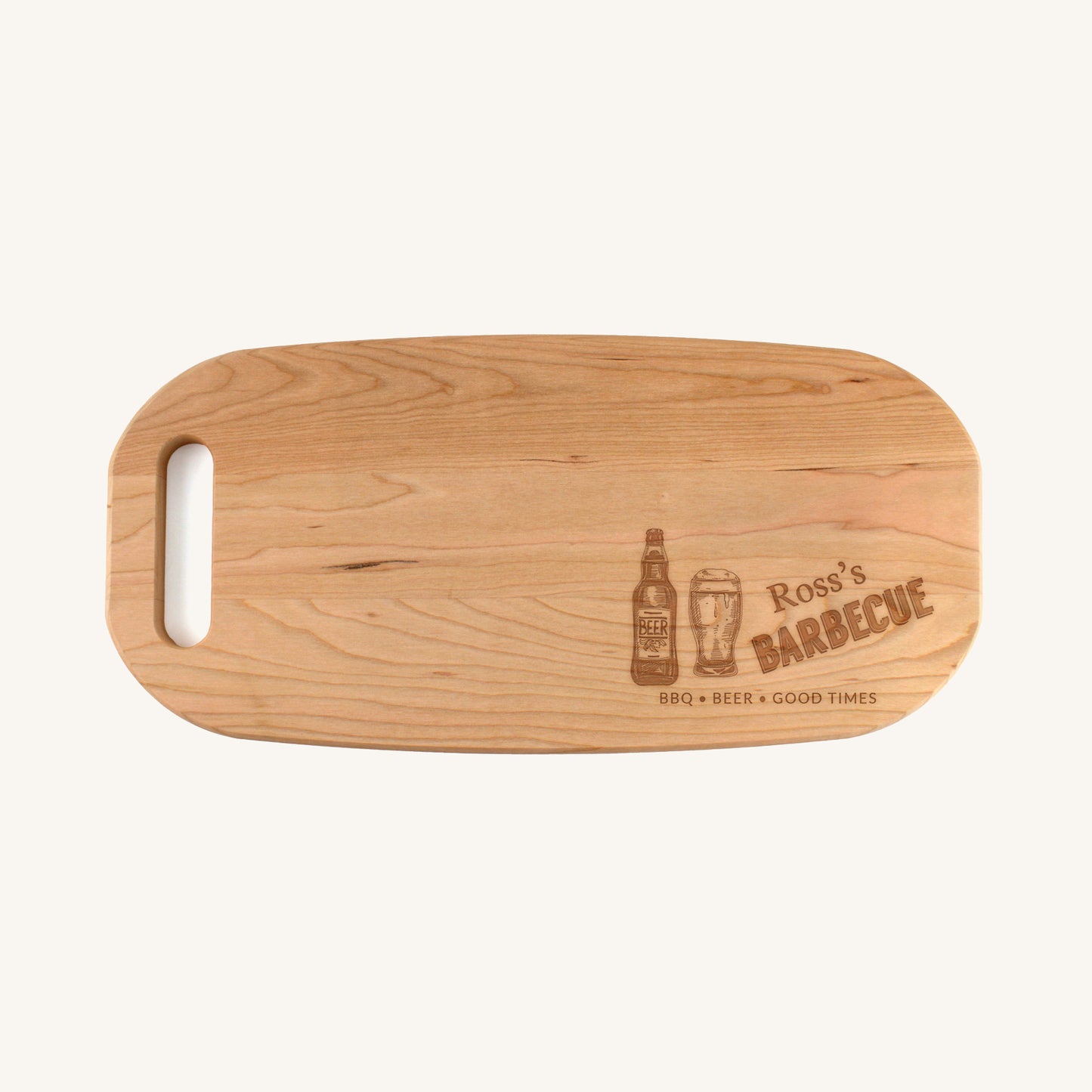 Bandeja para Charcutería de Madera con Asa