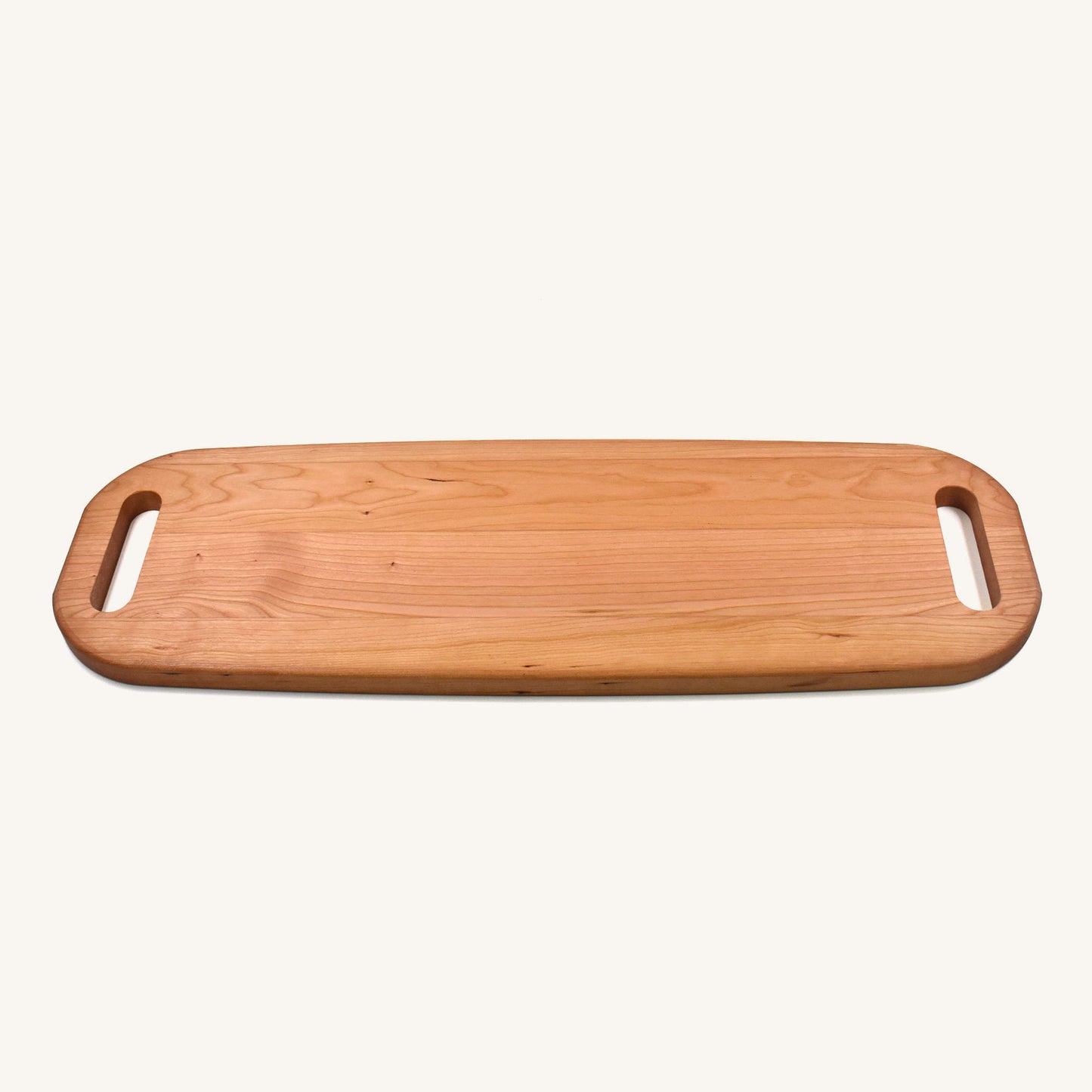 Wood Serving Tray with Handles on Both Ends with Mother's Day Designs