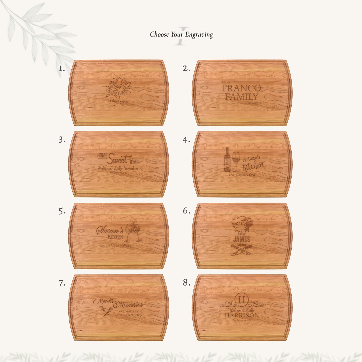 Tabla de cortar de madera grande con ranura para jugo