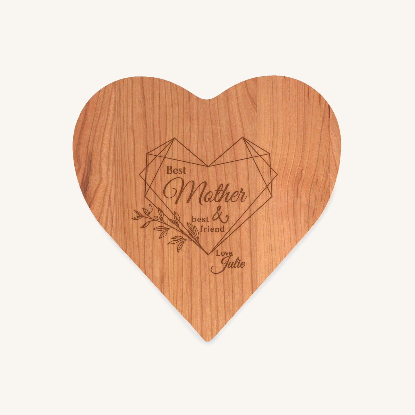 Novelty Heart Shaped Cutting Board