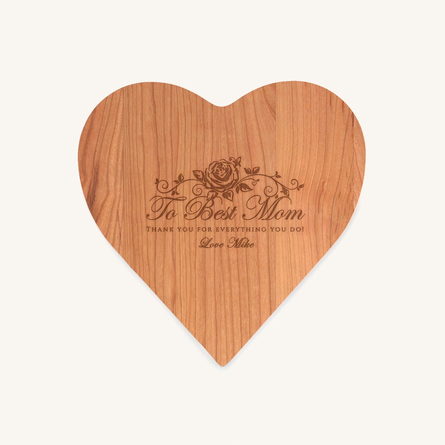 Novelty Heart Shaped Cutting Board