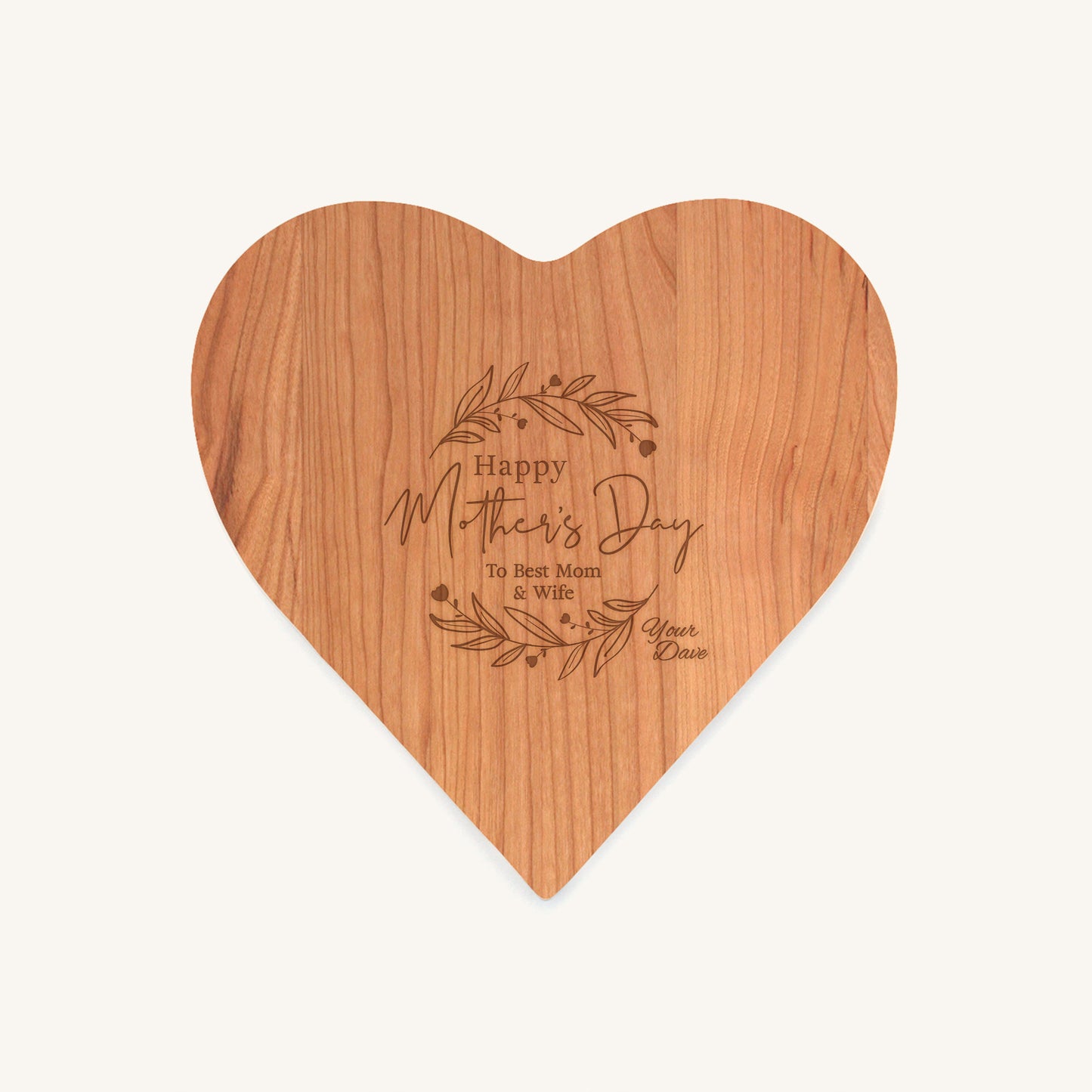 Novelty Heart Shaped Cutting Board