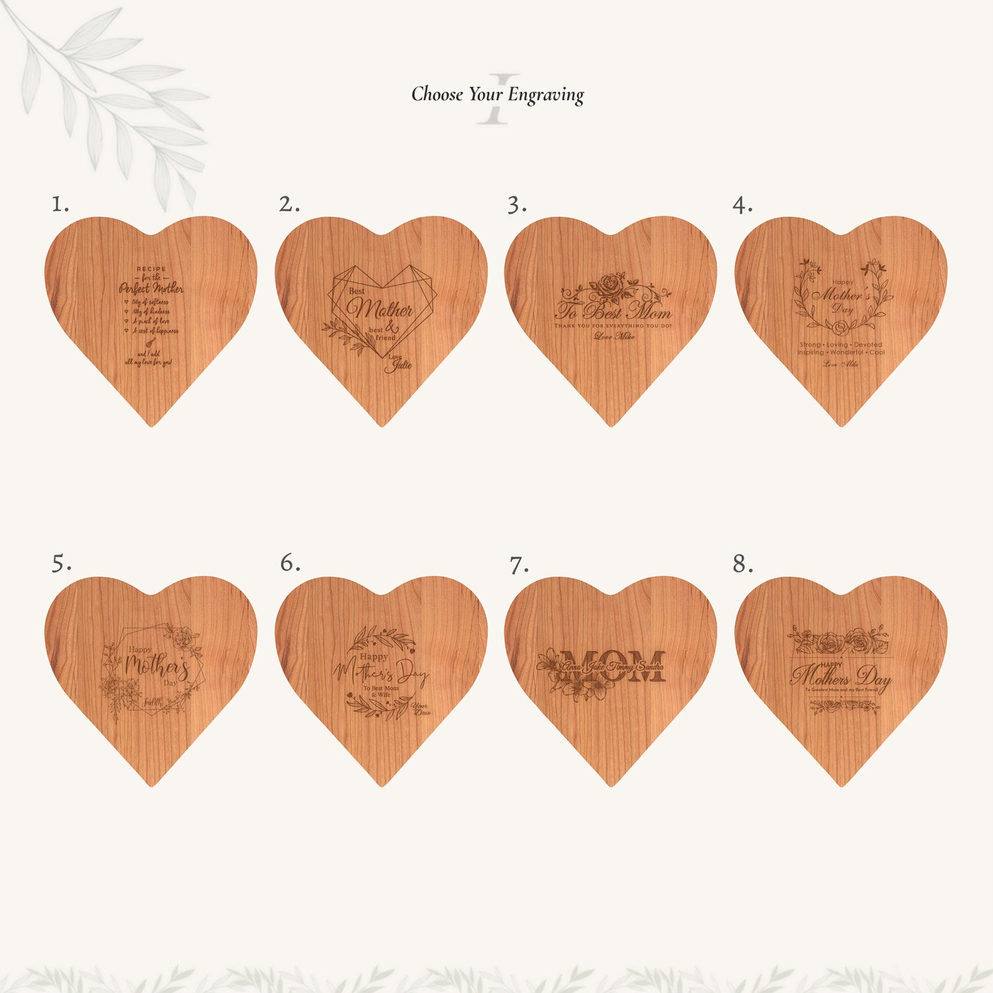 Novelty Heart Shaped Cutting Board