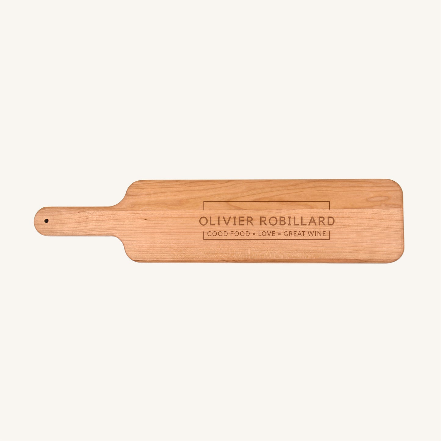 Tabla de cortar de madera baguette