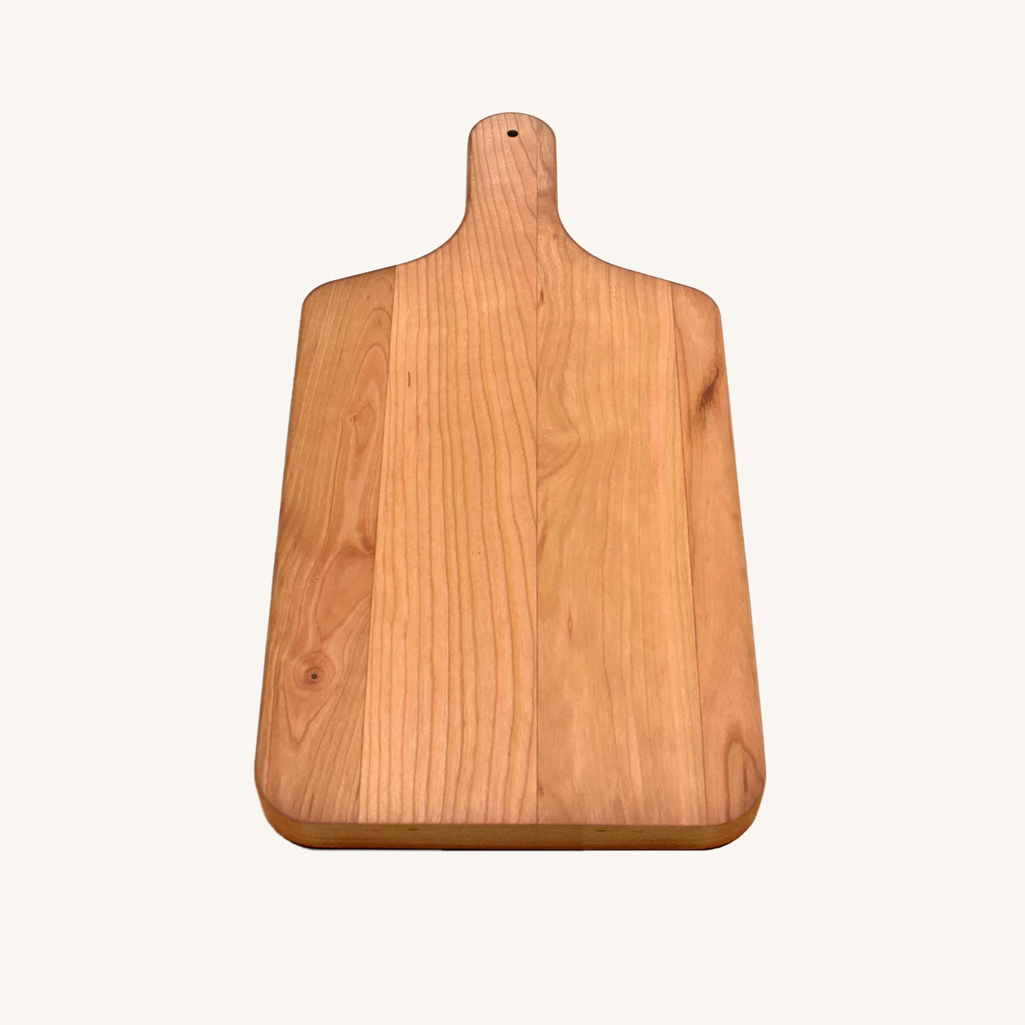 Tabla de cortar de madera con mango de 4 pulgadas