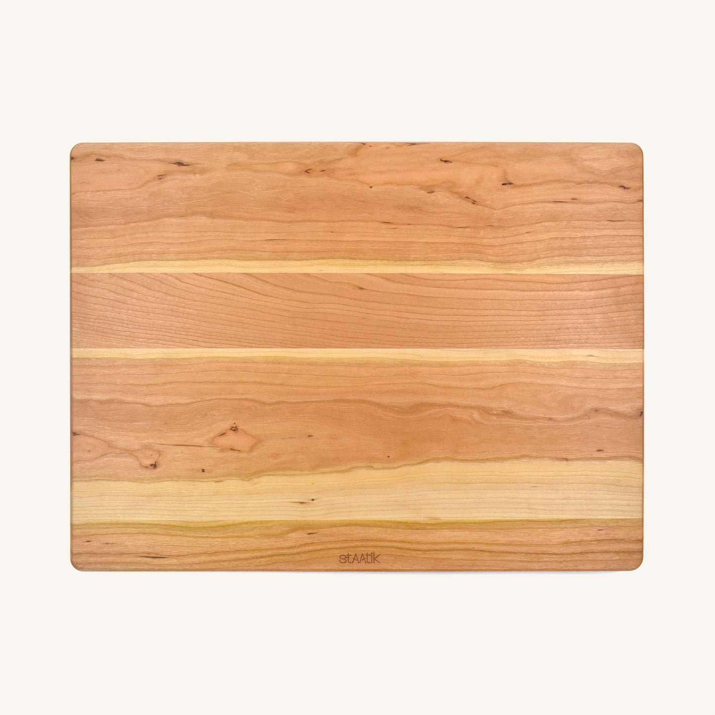 Tabla de carnicero de grano plano con ranura para jugo