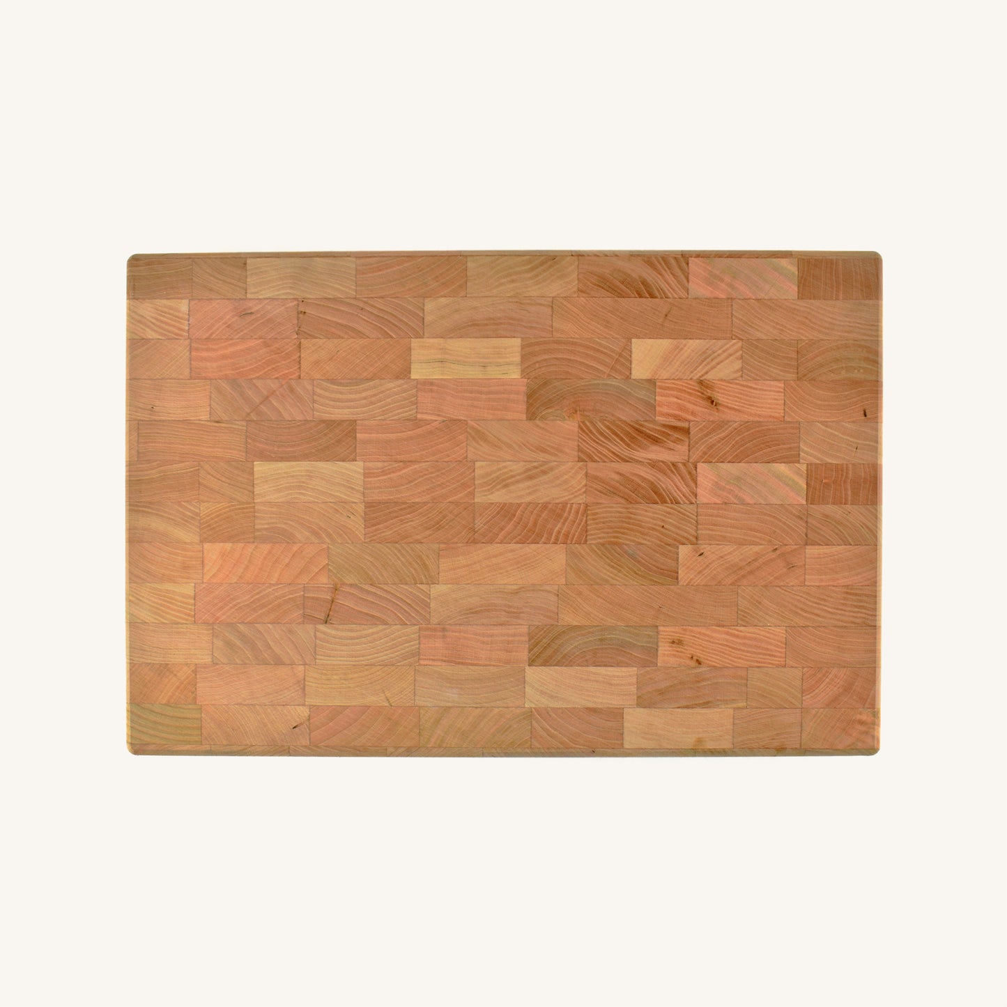 Bloque de carnicero de fibra final con muescas en el mango lateral