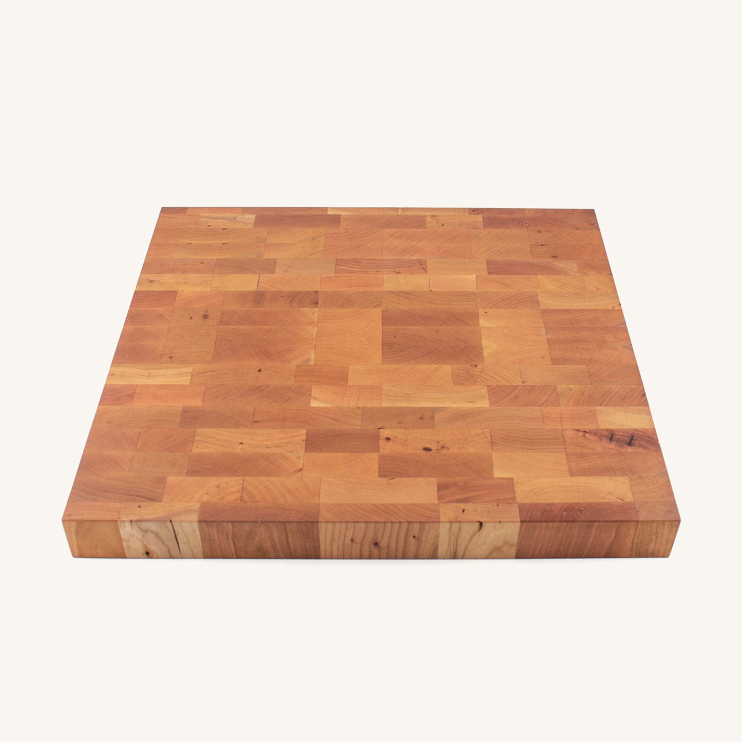 Bloque de carnicero de fibra de extremo grande con muescas en el mango lateral