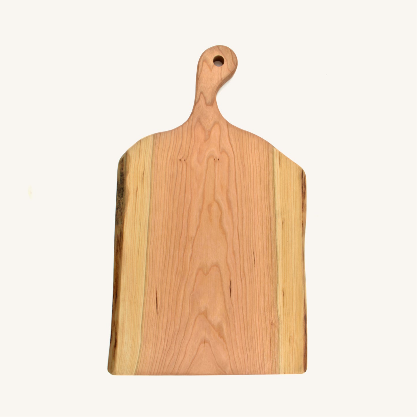 Grande planche de service en bois artisanal Live Edge