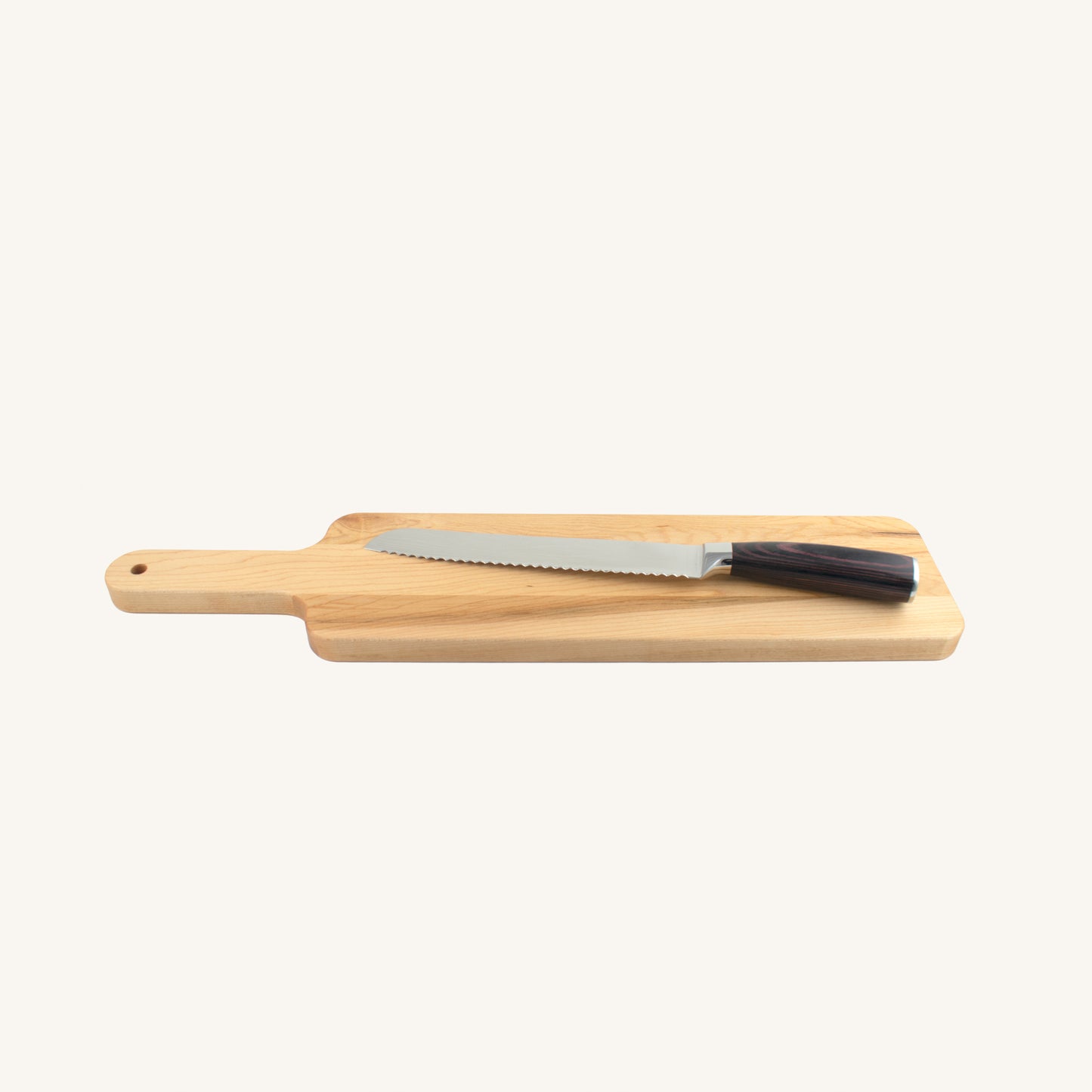Paquet de planche à baguette avec couteau à pain